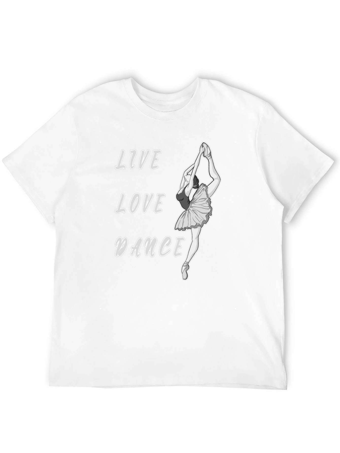 Live Love Dance Black Graphic Tee