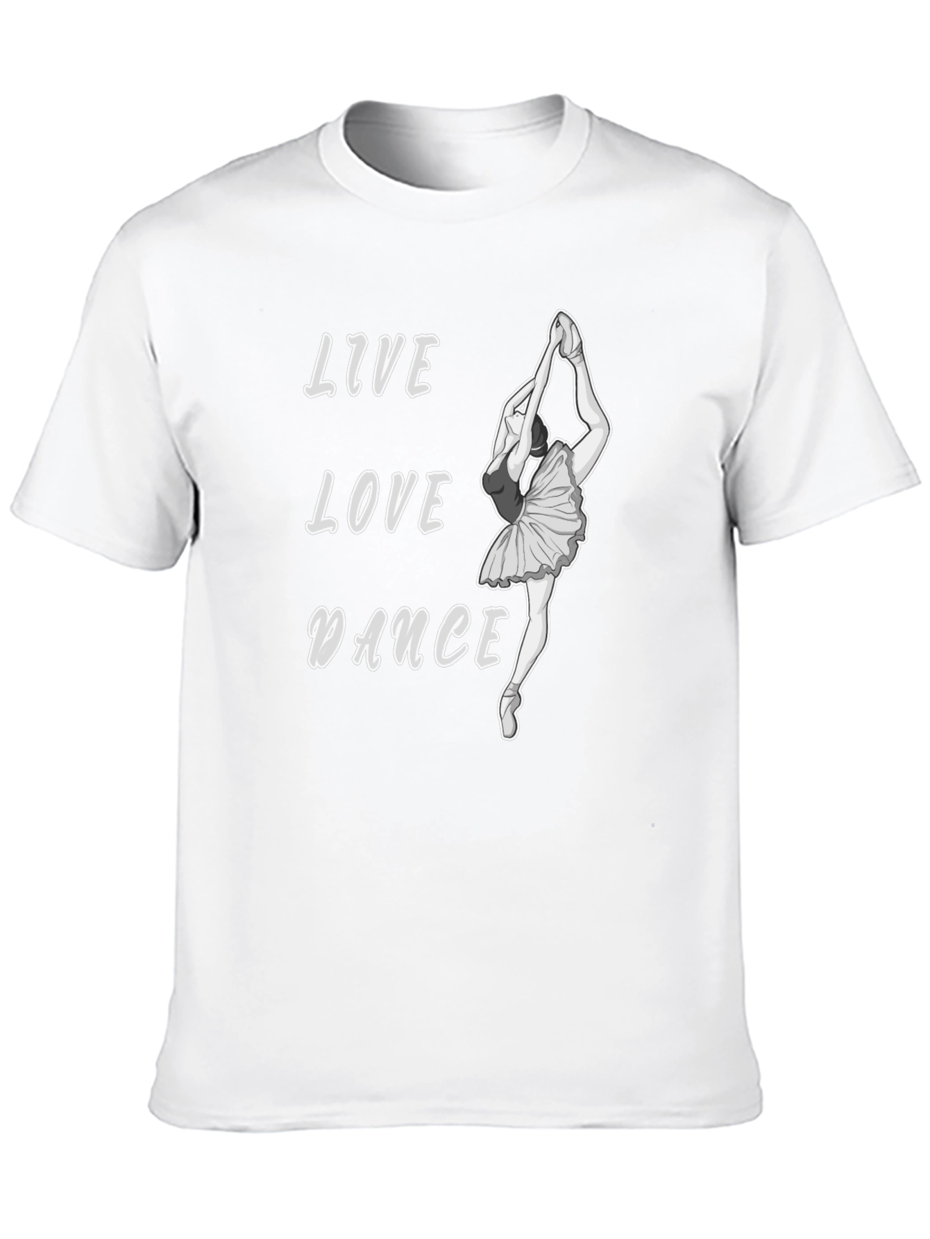 Live Love Dance Black Graphic Tee