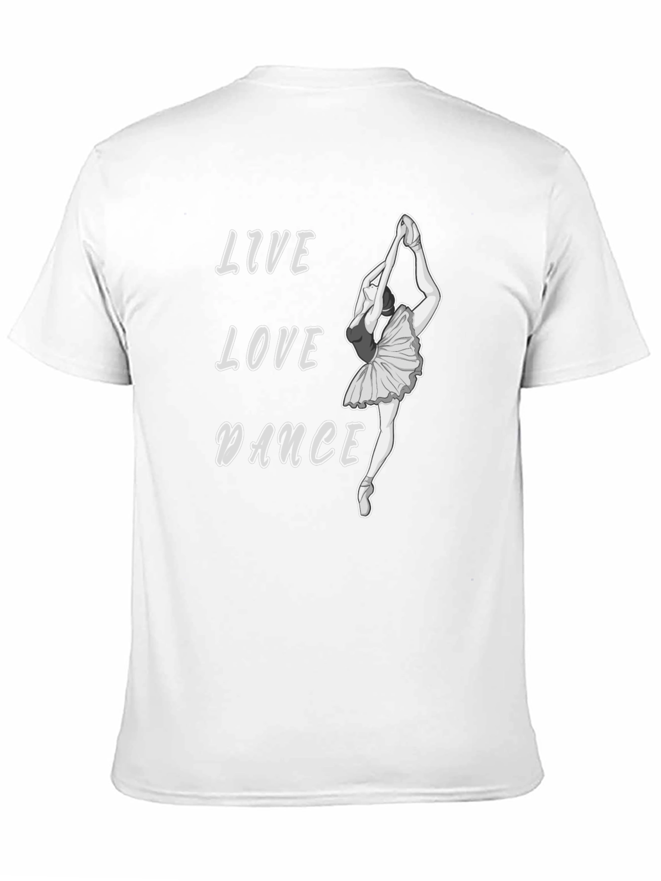 Live Love Dance Black Graphic Tee