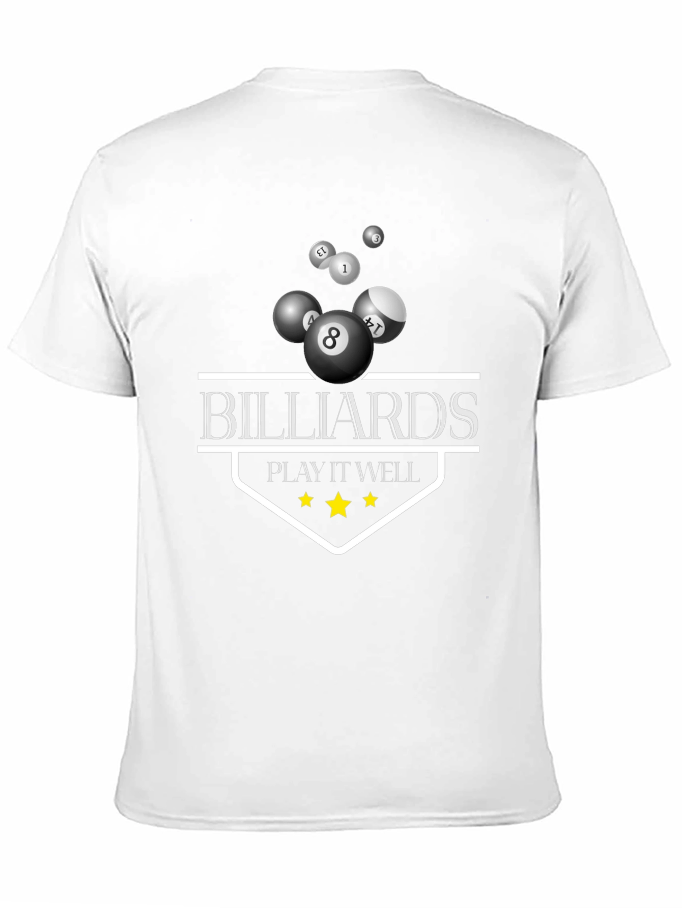 Billiards Play It Well Graphic T-Shirt