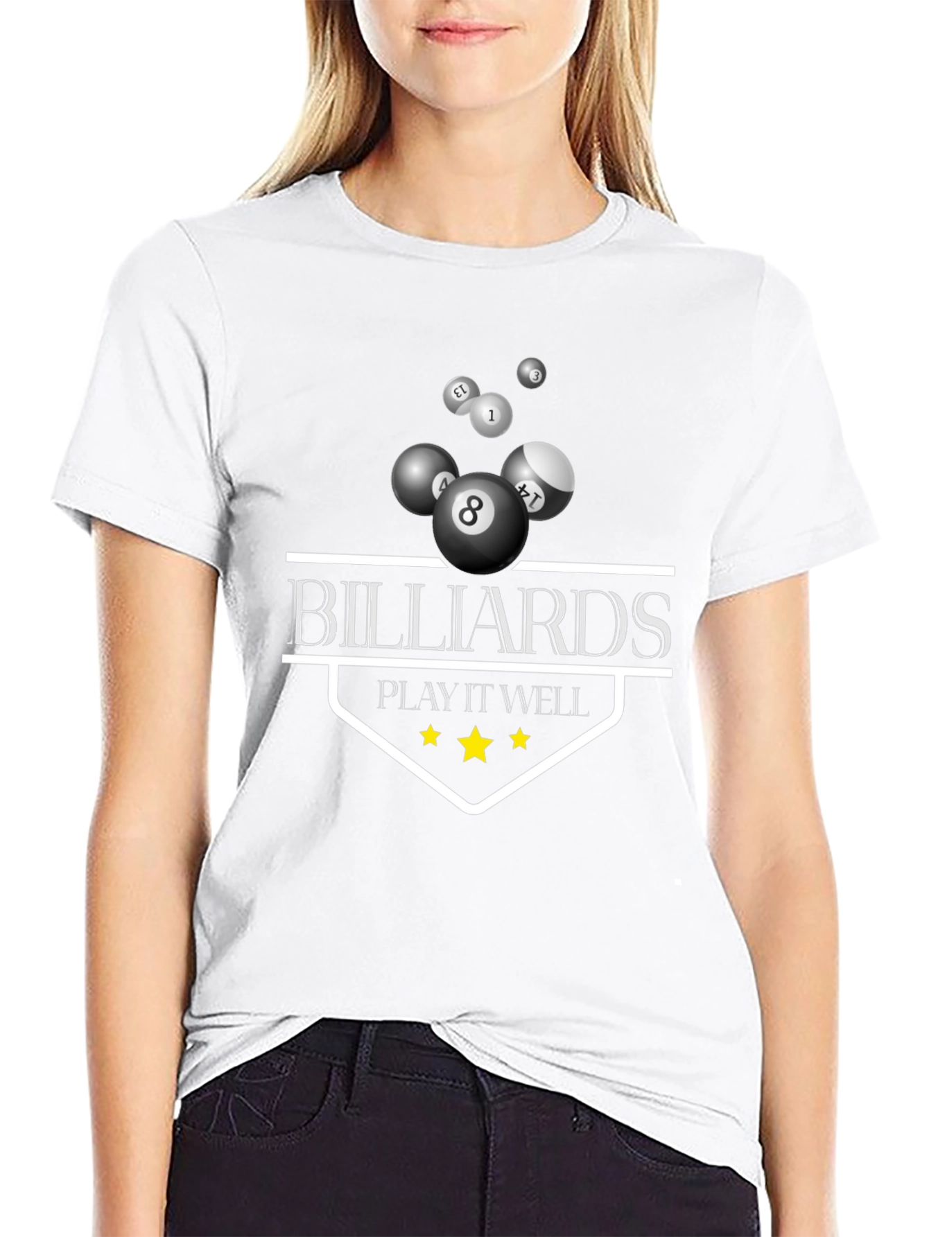 Billiards Play It Well Graphic T-Shirt