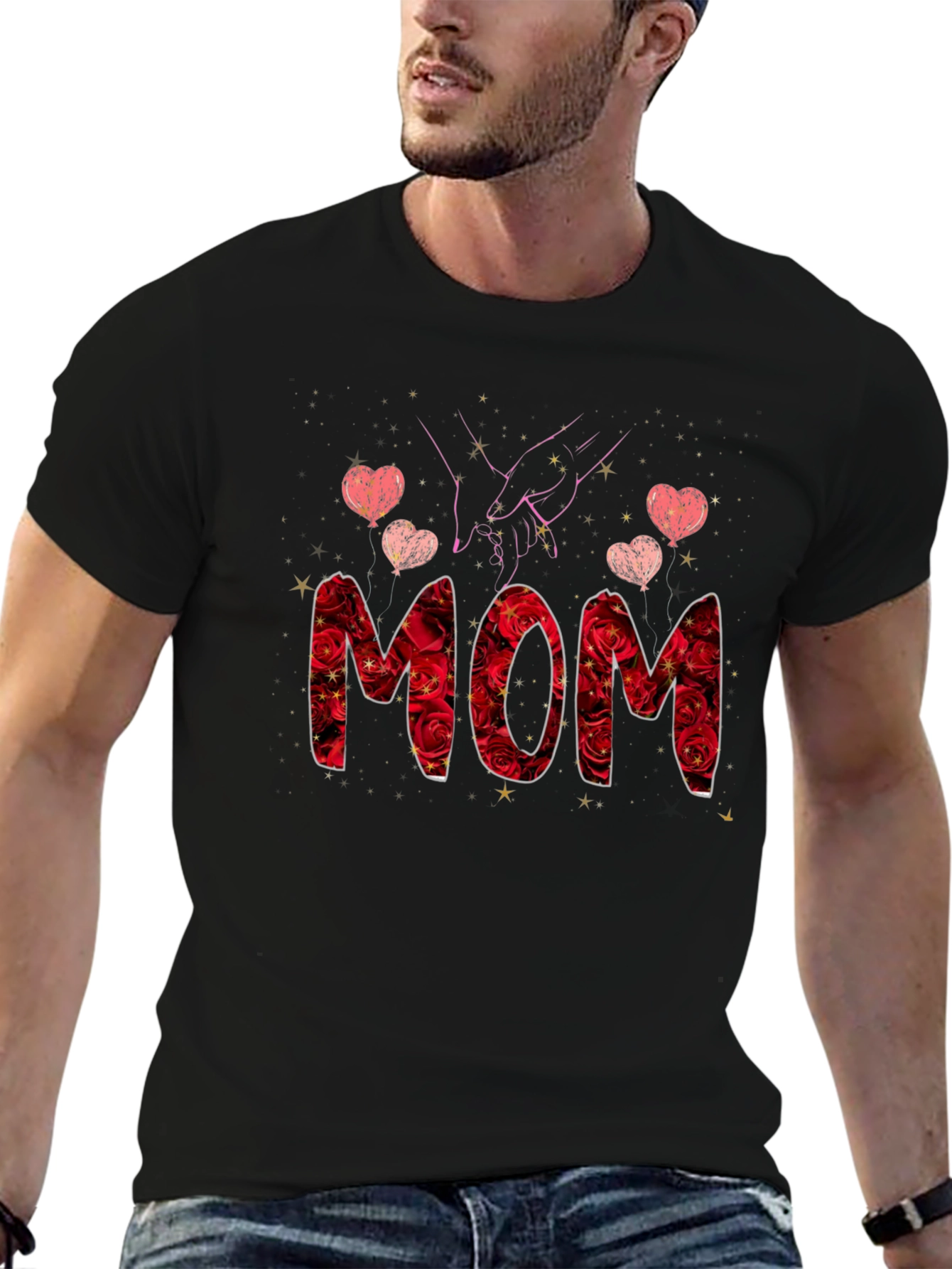 Floral MOM Graphic T-Shirt - Mothers Day Gift