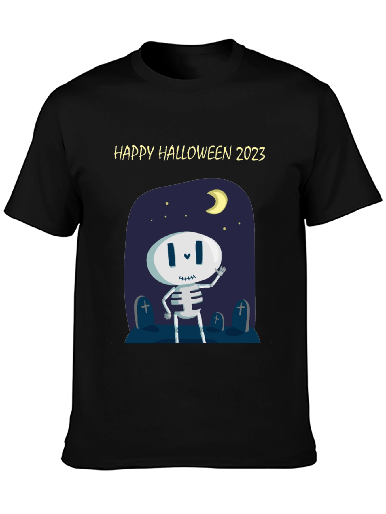 Happy Halloween 2023 Skeleton T-Shirt