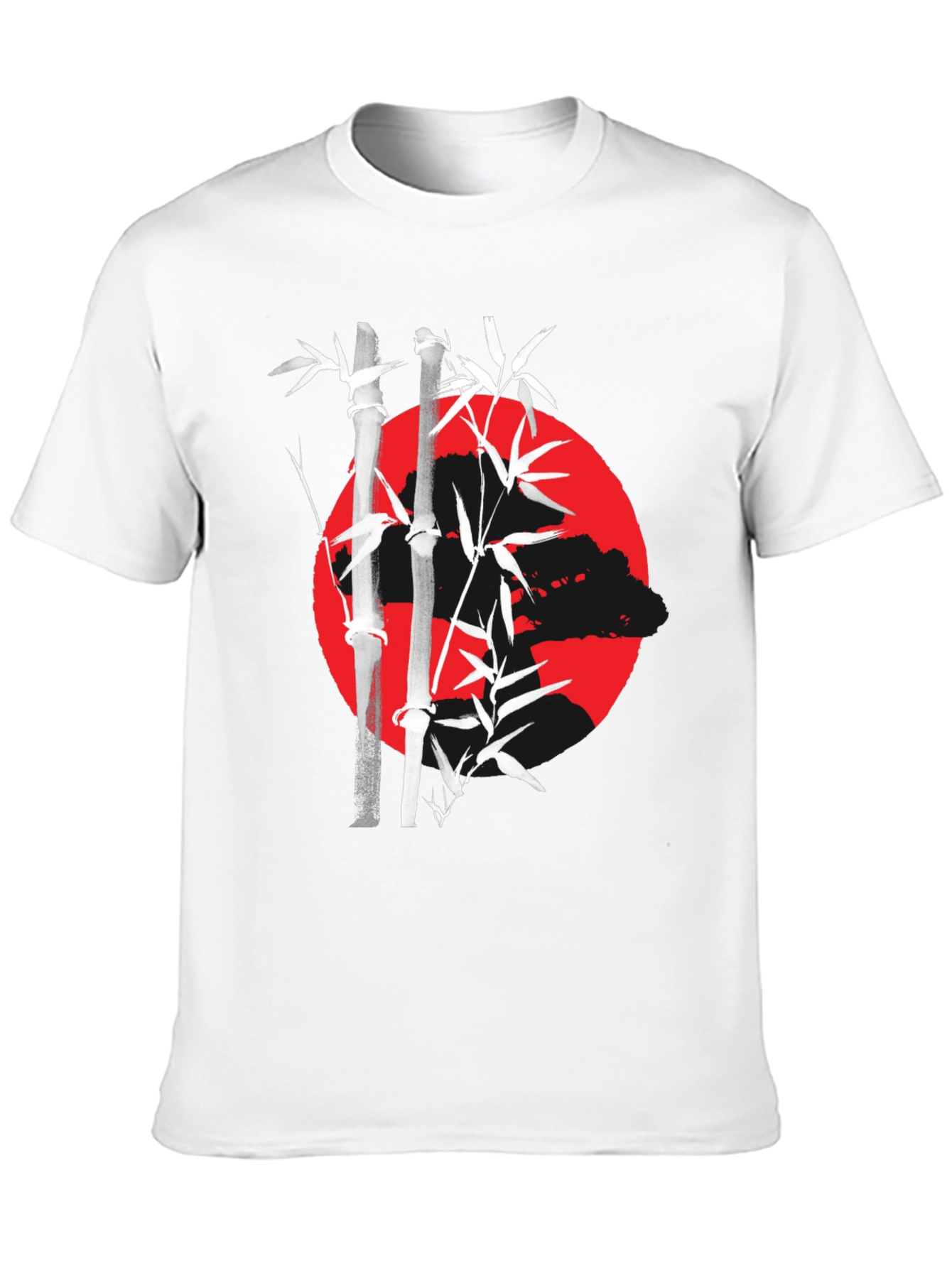 Bamboo Sunrise T-Shirt - Asian Inspired Graphic Tee