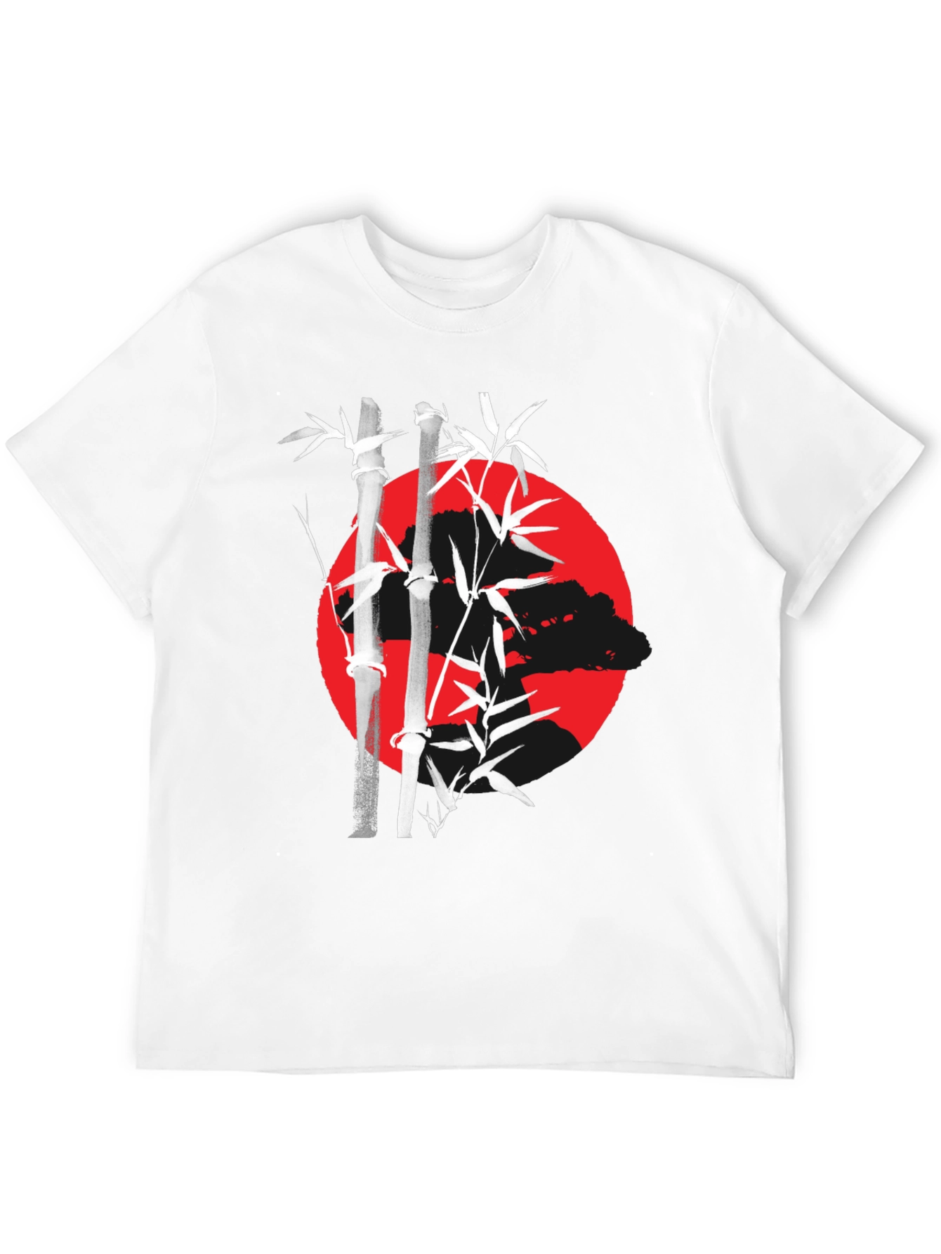 Bamboo Sunrise T-Shirt - Asian Inspired Graphic Tee