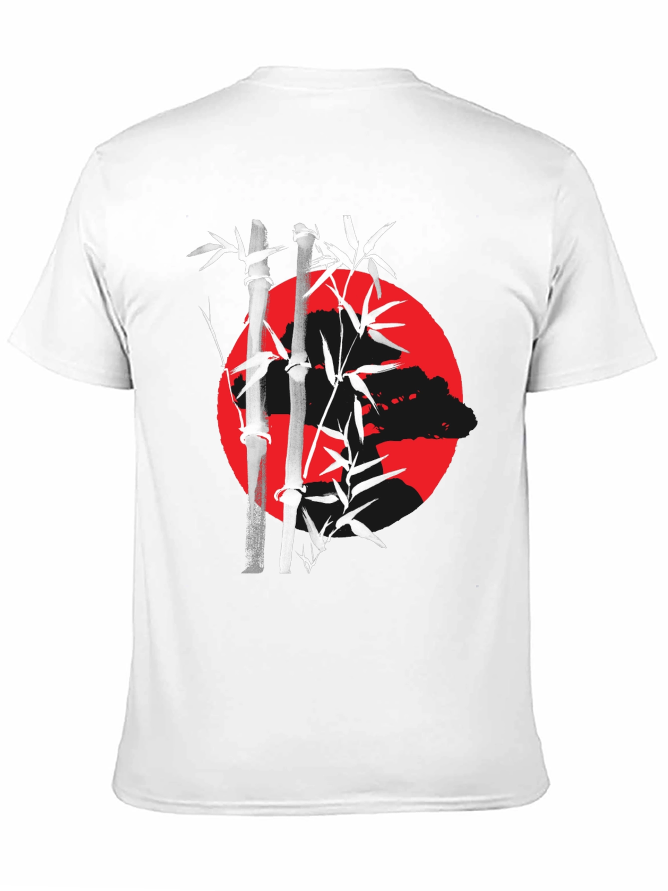 Bamboo Sunrise T-Shirt - Asian Inspired Graphic Tee