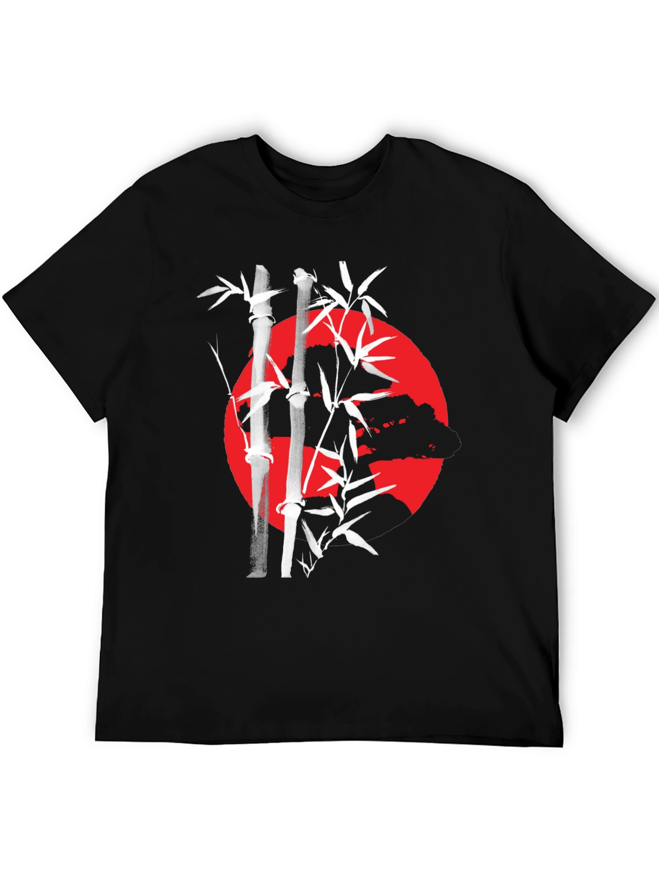 Bamboo Sunrise T-Shirt - Asian Inspired Graphic Tee