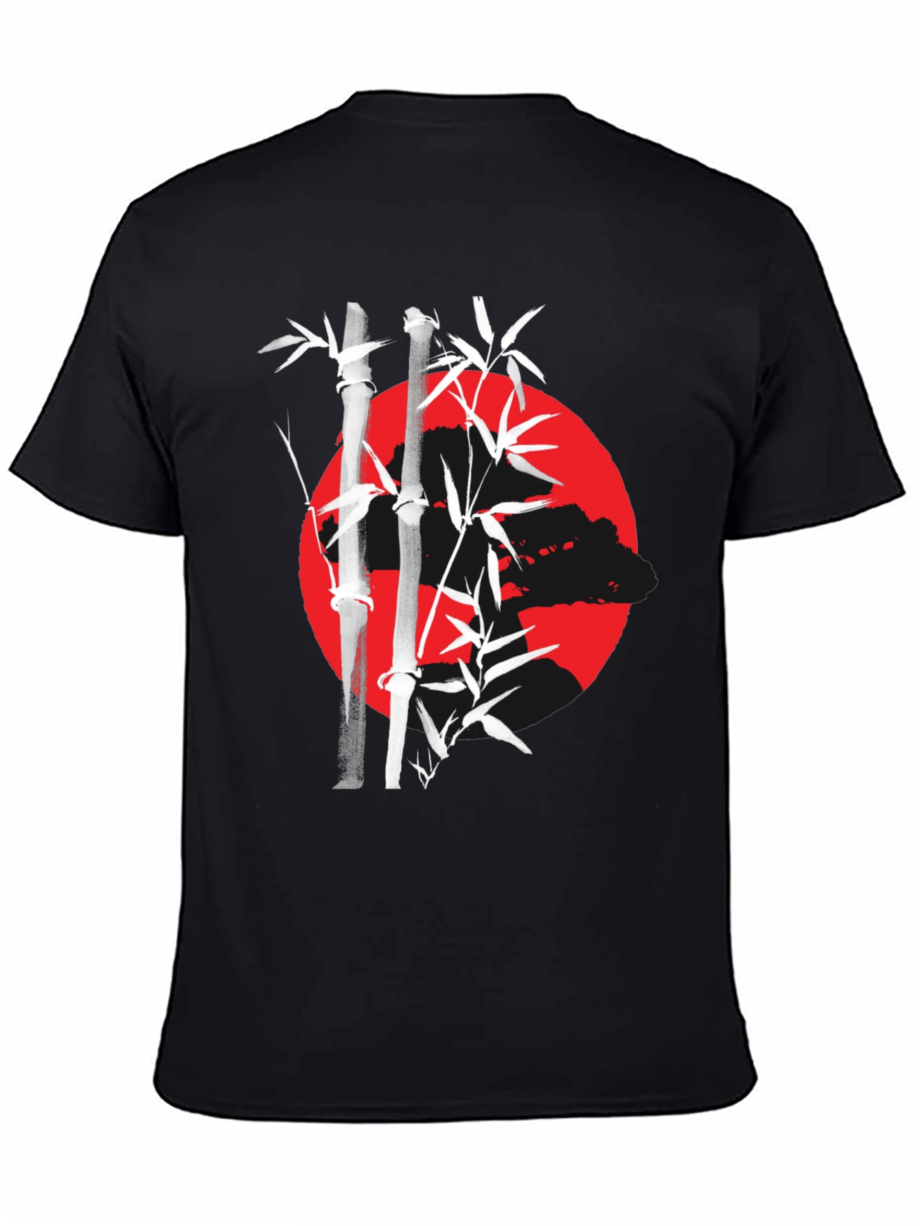 Bamboo Sunrise T-Shirt - Asian Inspired Graphic Tee