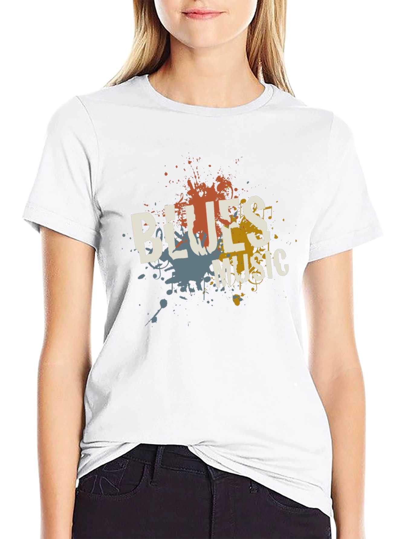 Blues Music Graphic T-Shirt
