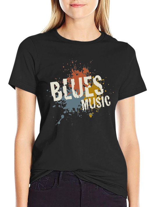 Blues Music Graphic T-Shirt