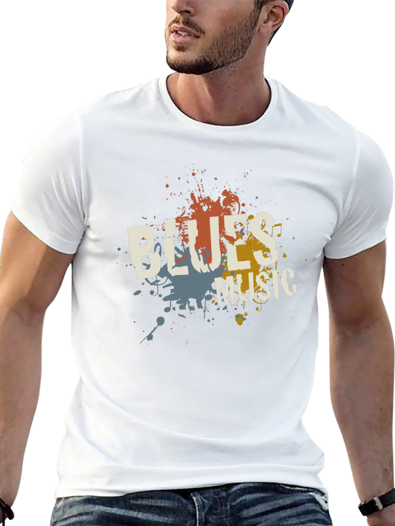 Blues Music Graphic T-Shirt