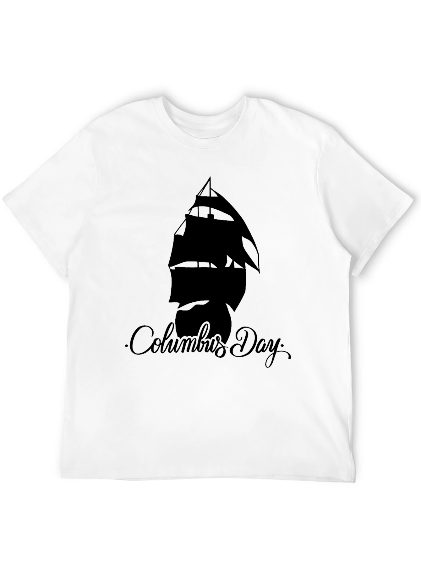 Columbus Day T-Shirt: Ship Graphic Tee