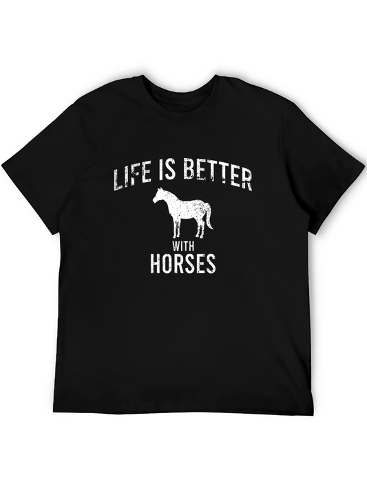 Life is Better with Horses Graphic Tee
