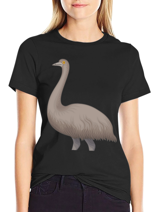 Emu Graphic Tee - Quirky Bird Lover Shirt