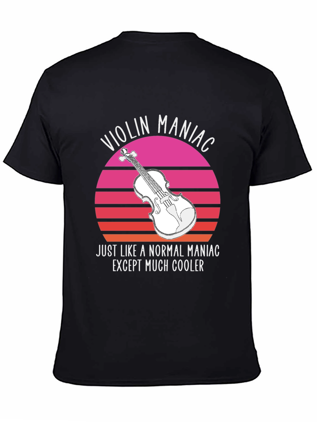 Violin Maniac T-Shirt - Cool Musician Tee