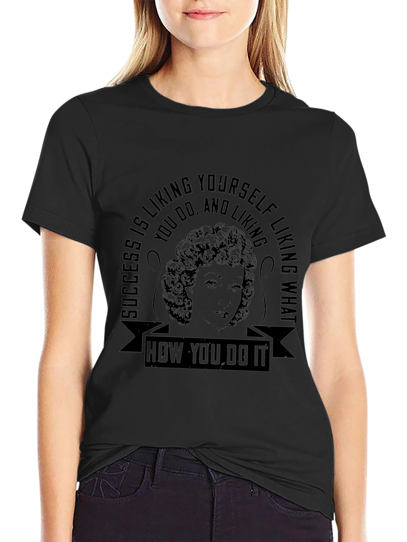 Success Liking Yourself Quote T-Shirt