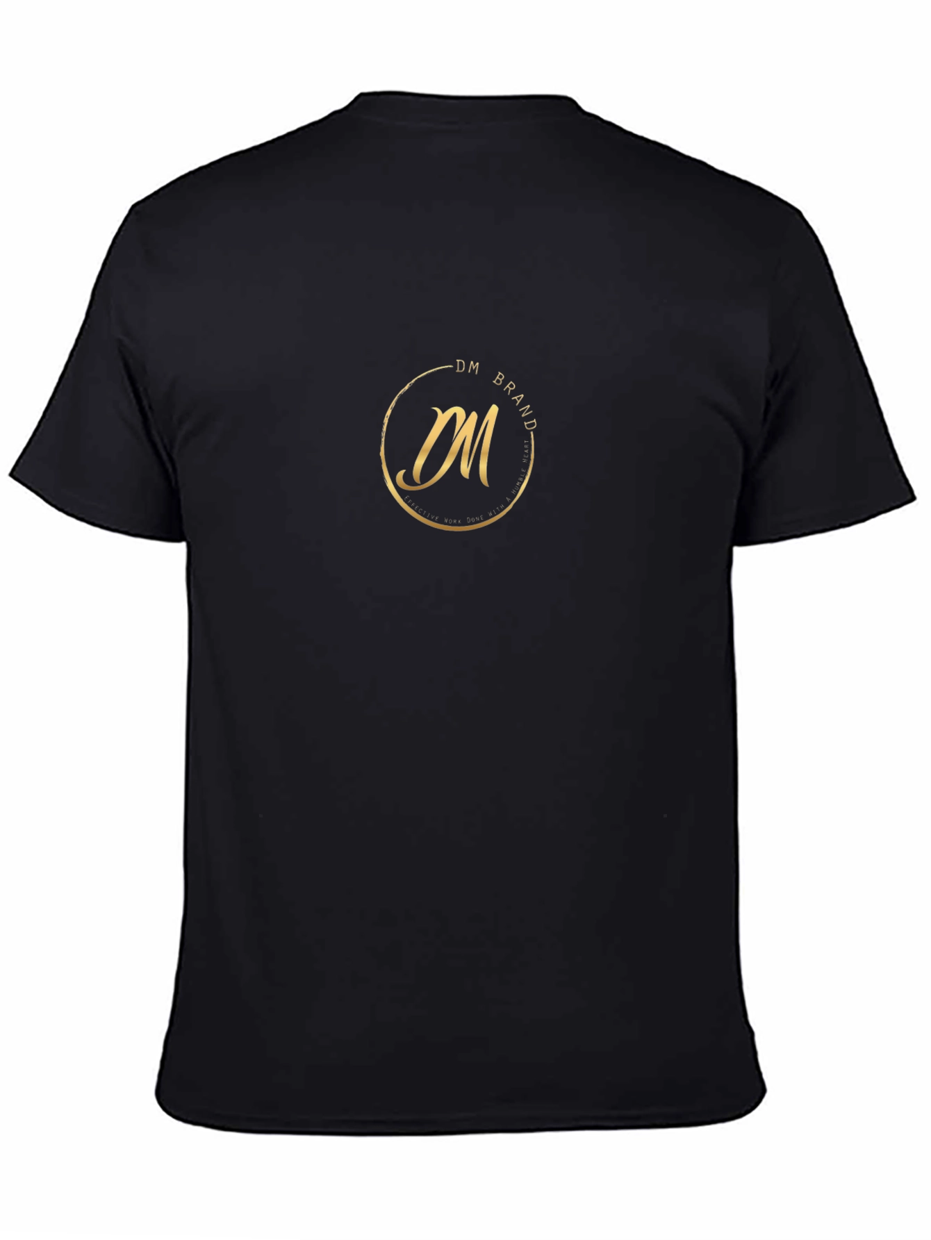 DM Brand Black Graphic Tee