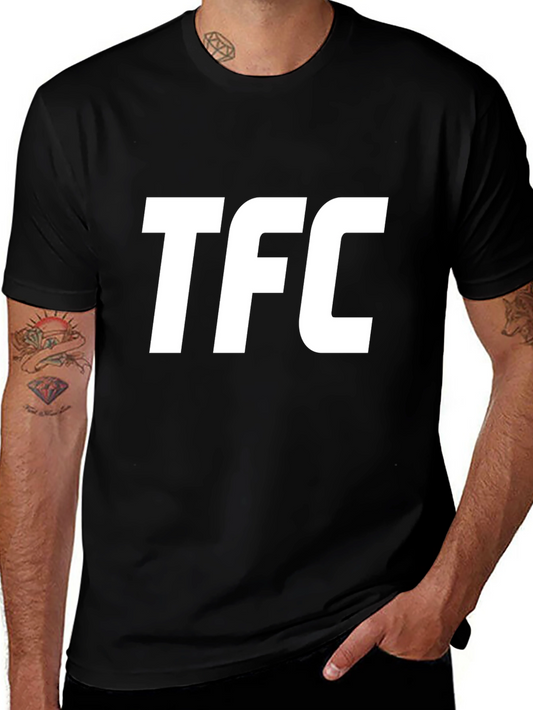 Mens Black TFC Graphic T-Shirt