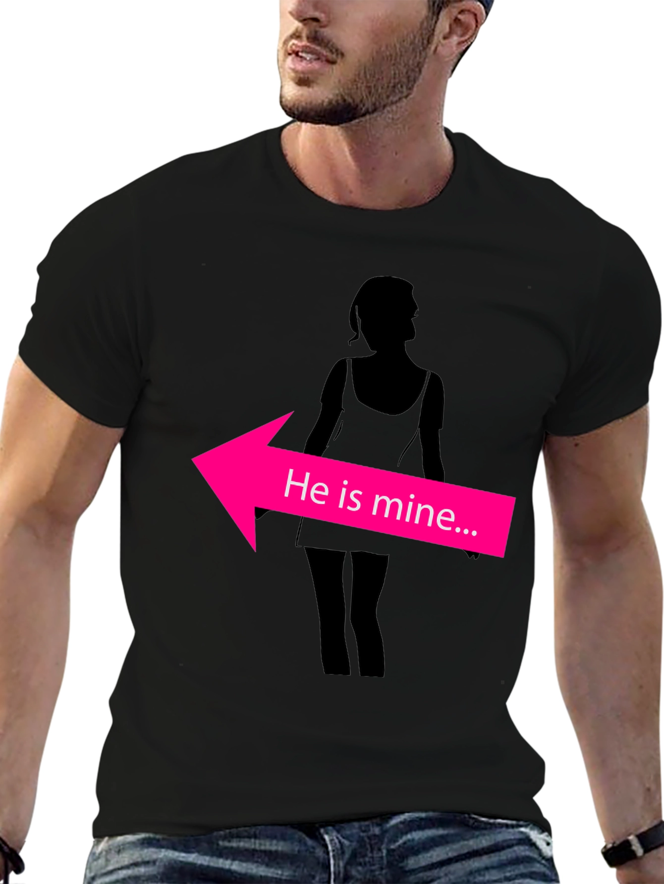 He Is Mine T-Shirt Funny Graphic Tee