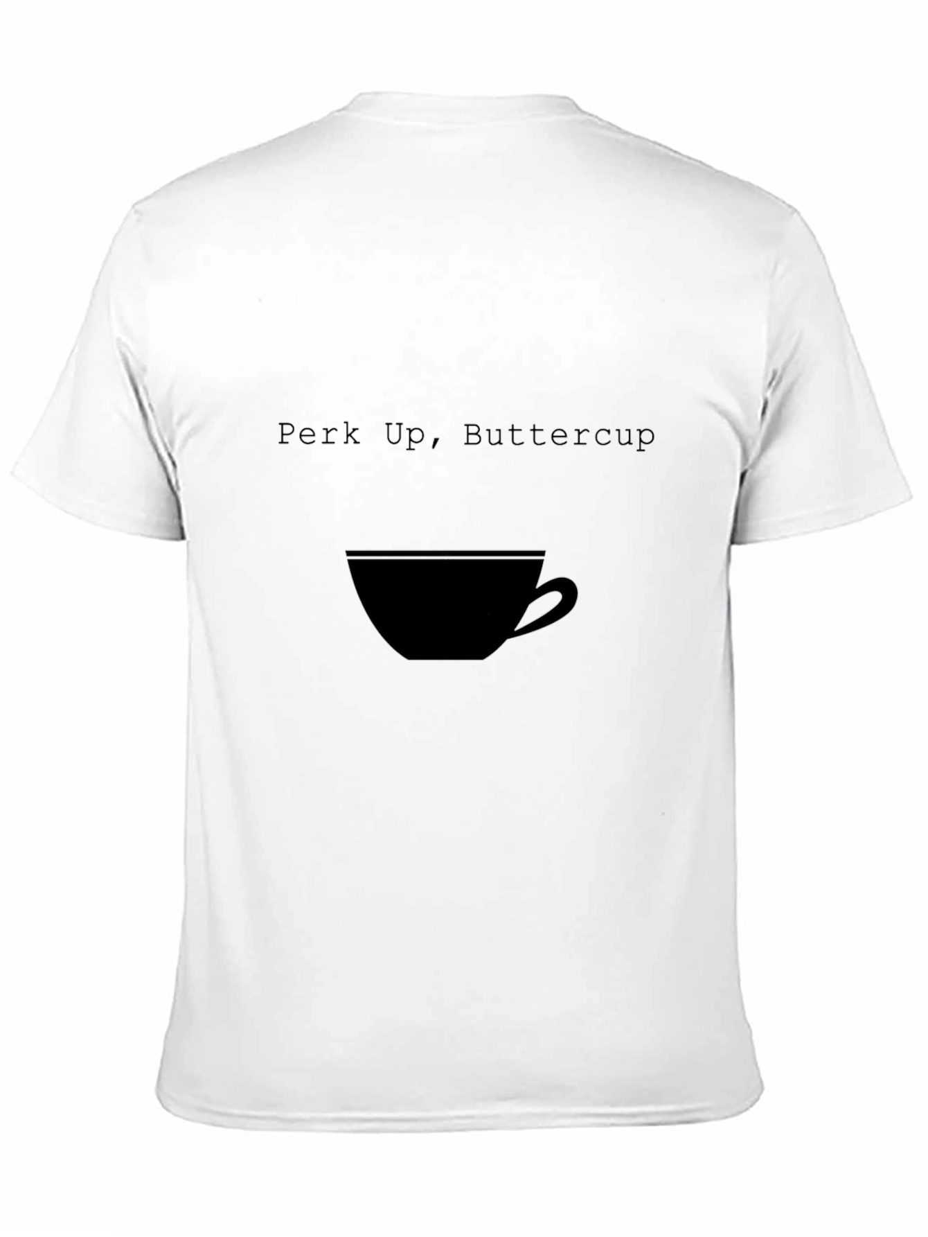 Perk Up Buttercup Black Graphic Tee
