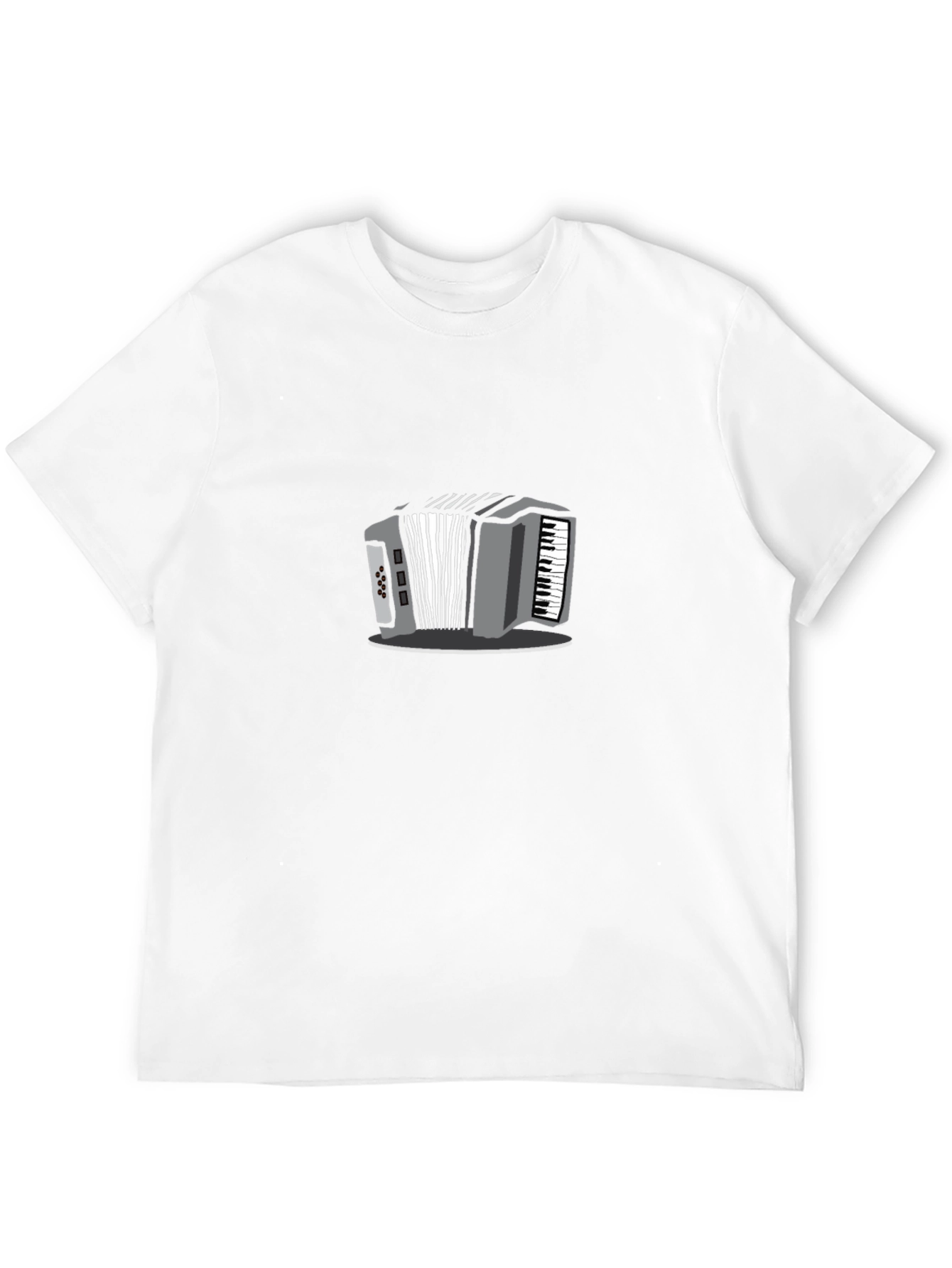Accordion Graphic T-Shirt - Black Unisex
