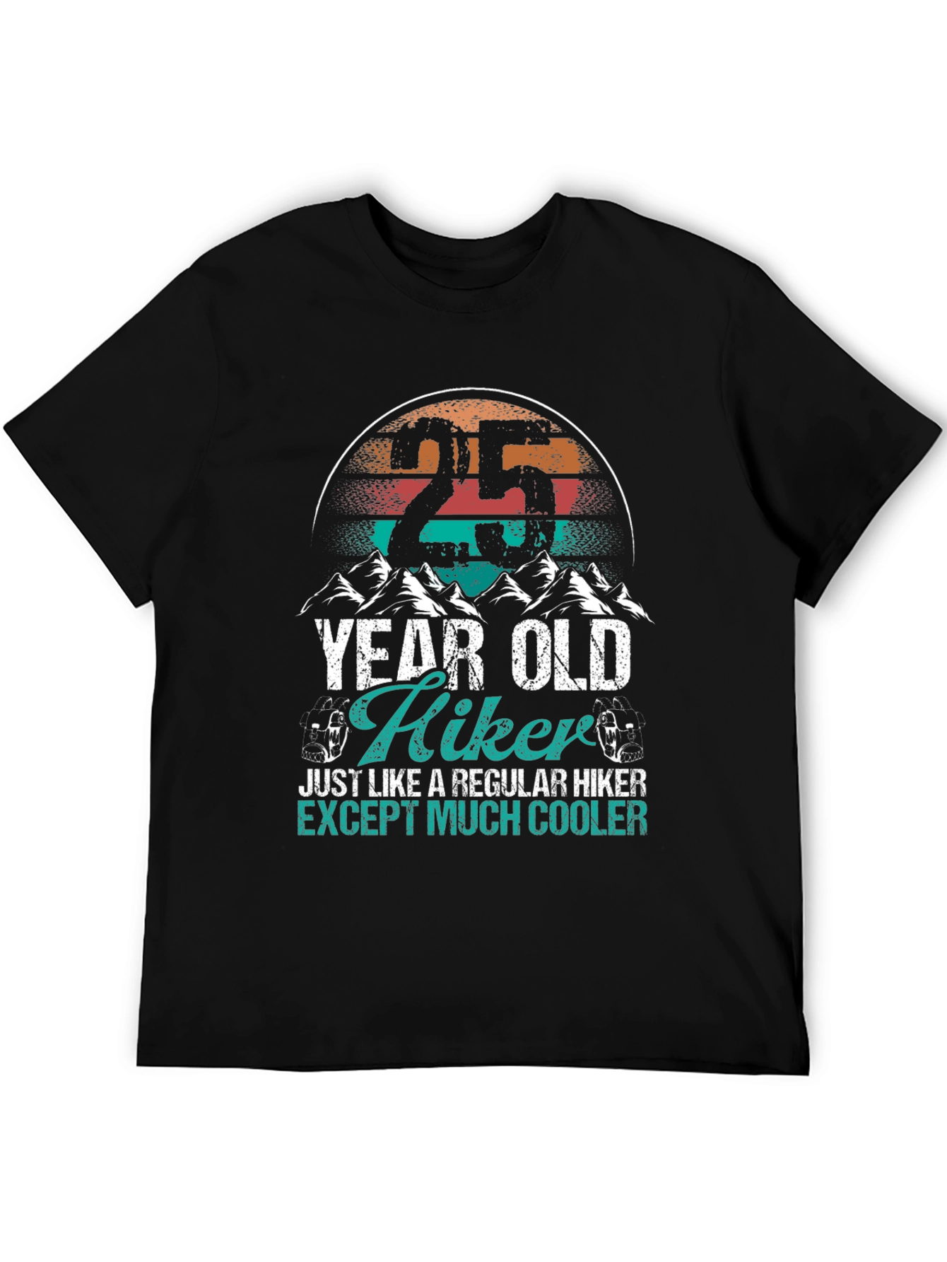 25 Year Old Hiker Graphic Tee