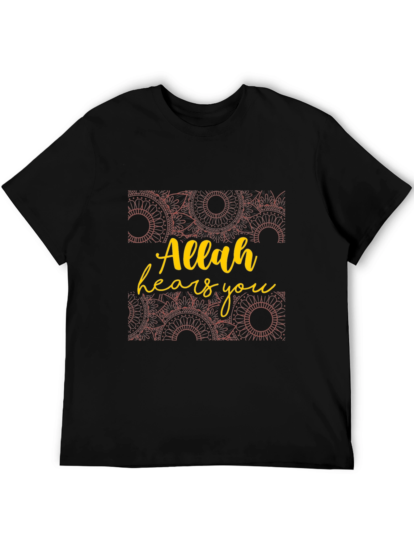 Allah Hears You T-Shirt - Black Graphic Tee