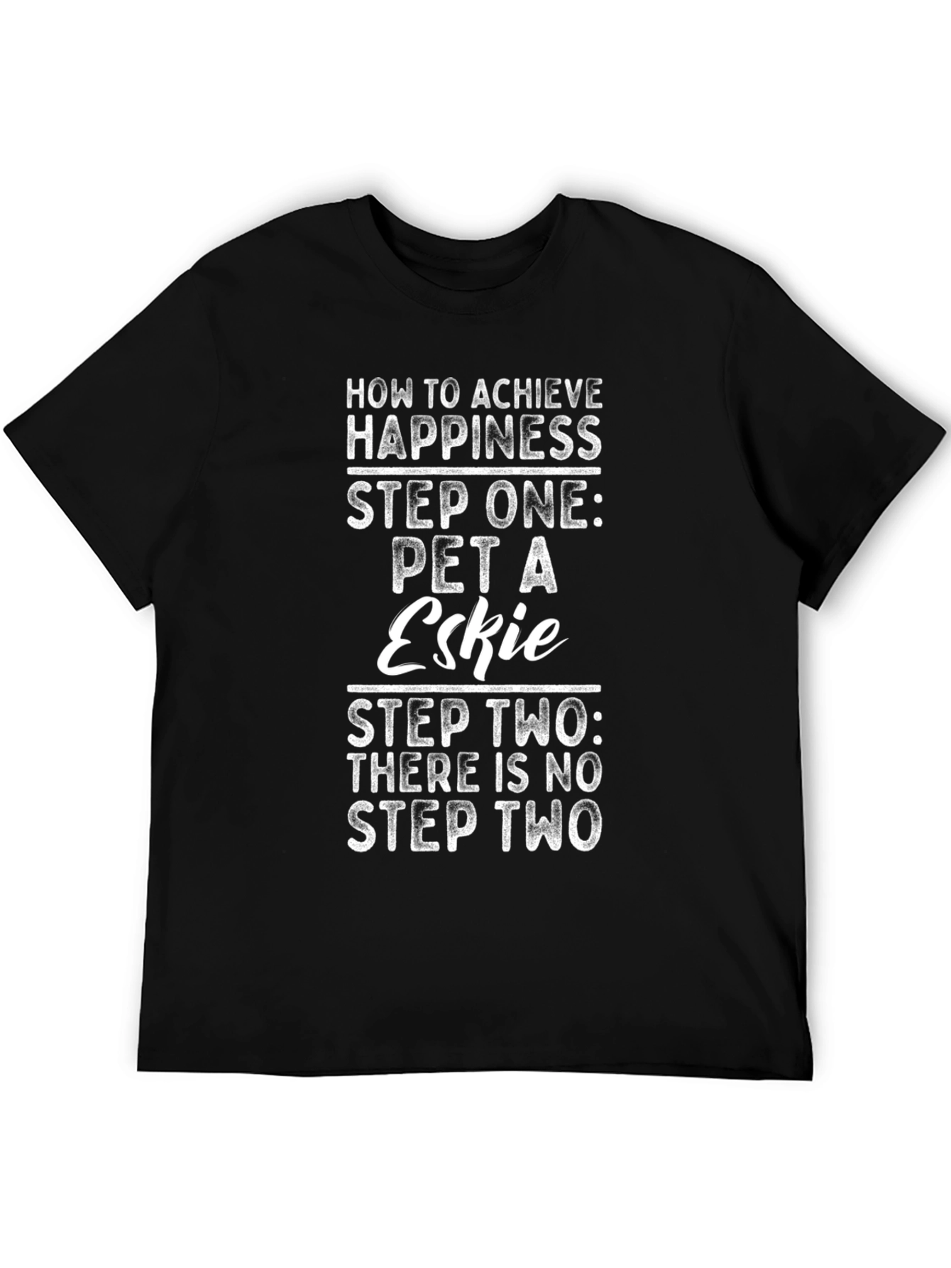 Pet a Eskie T-Shirt: Achieve Happiness in One Step