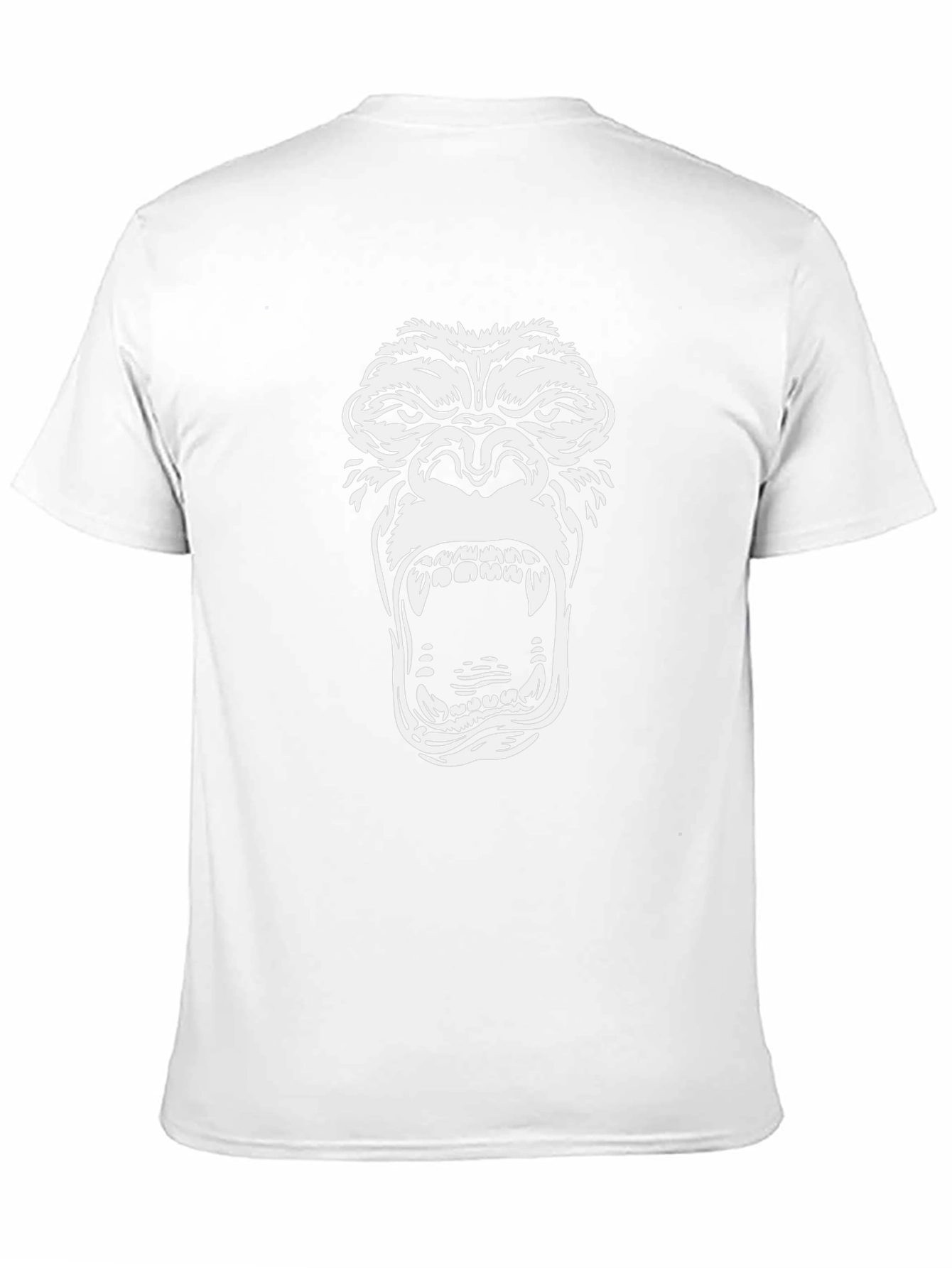 Black Gorilla Graphic Tee - Mens Casual T-Shirt