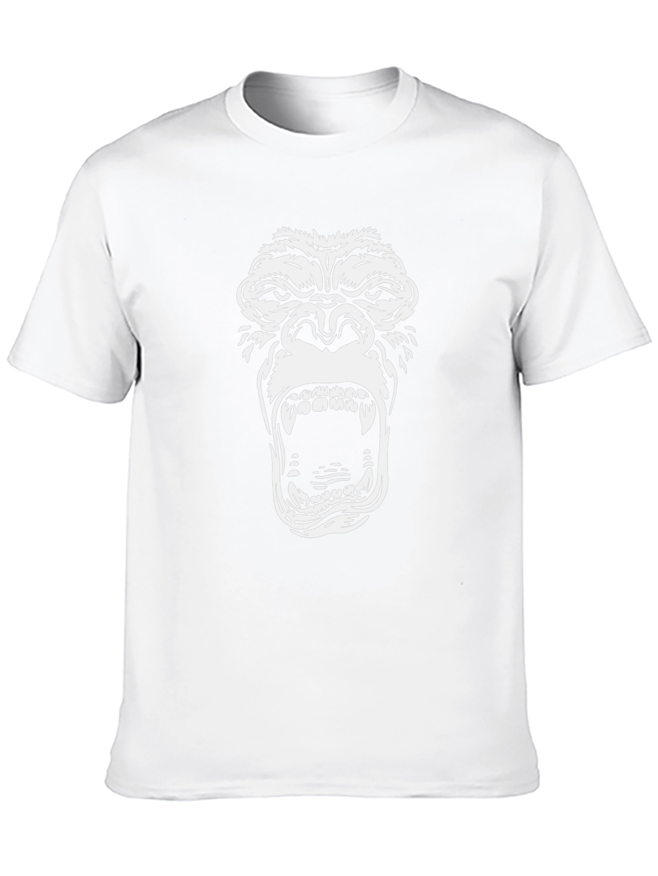 Black Gorilla Graphic Tee - Mens Casual T-Shirt