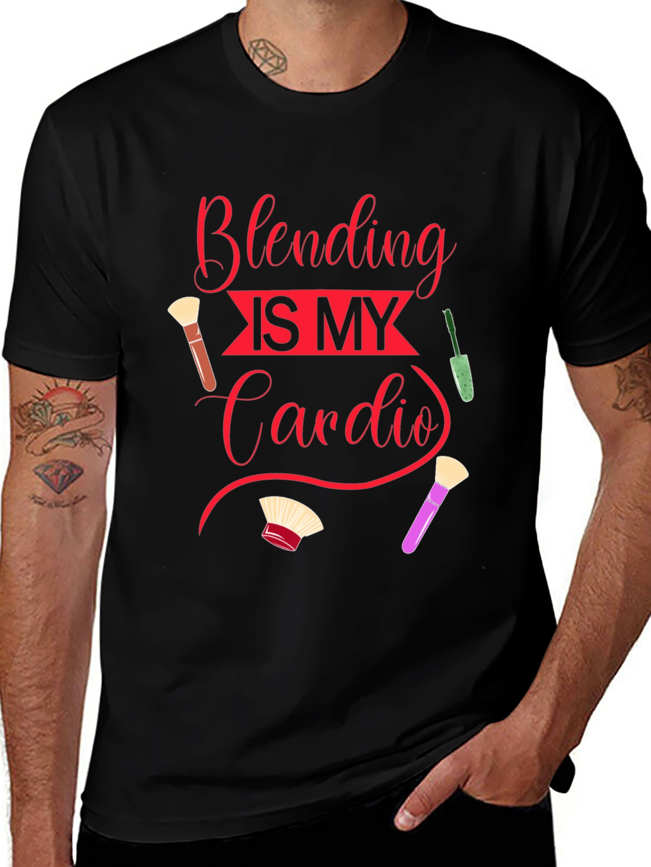 Blending Is My Cardio Graphic T-Shirt