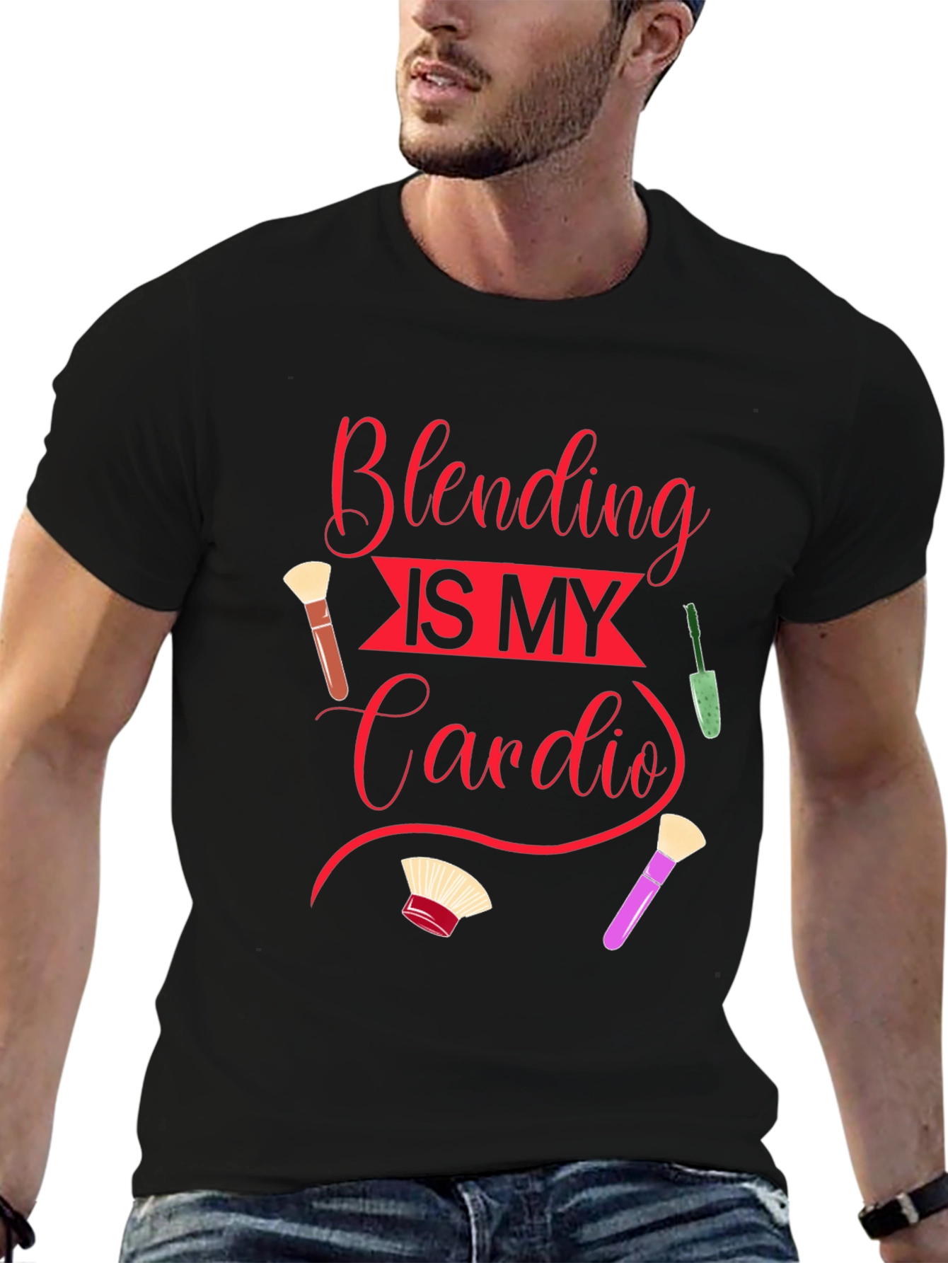 Blending Is My Cardio Graphic T-Shirt