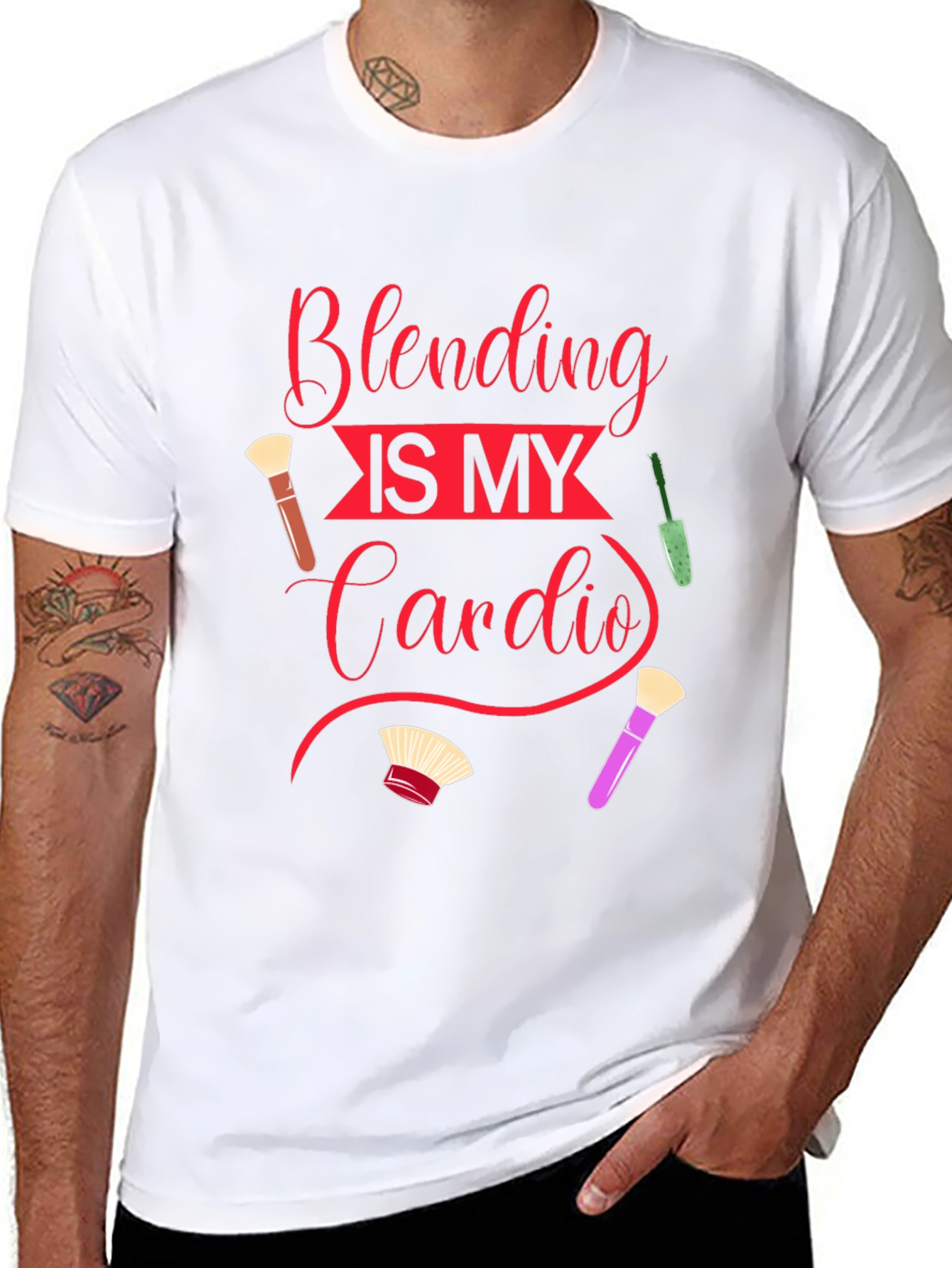 Blending Is My Cardio Graphic T-Shirt