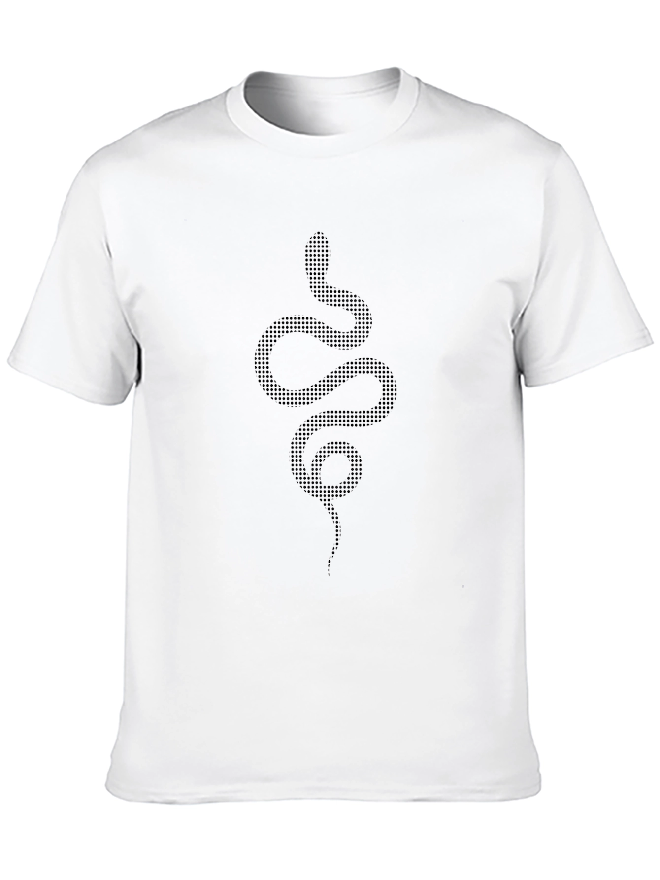 Mens Black Snake Graphic Tee