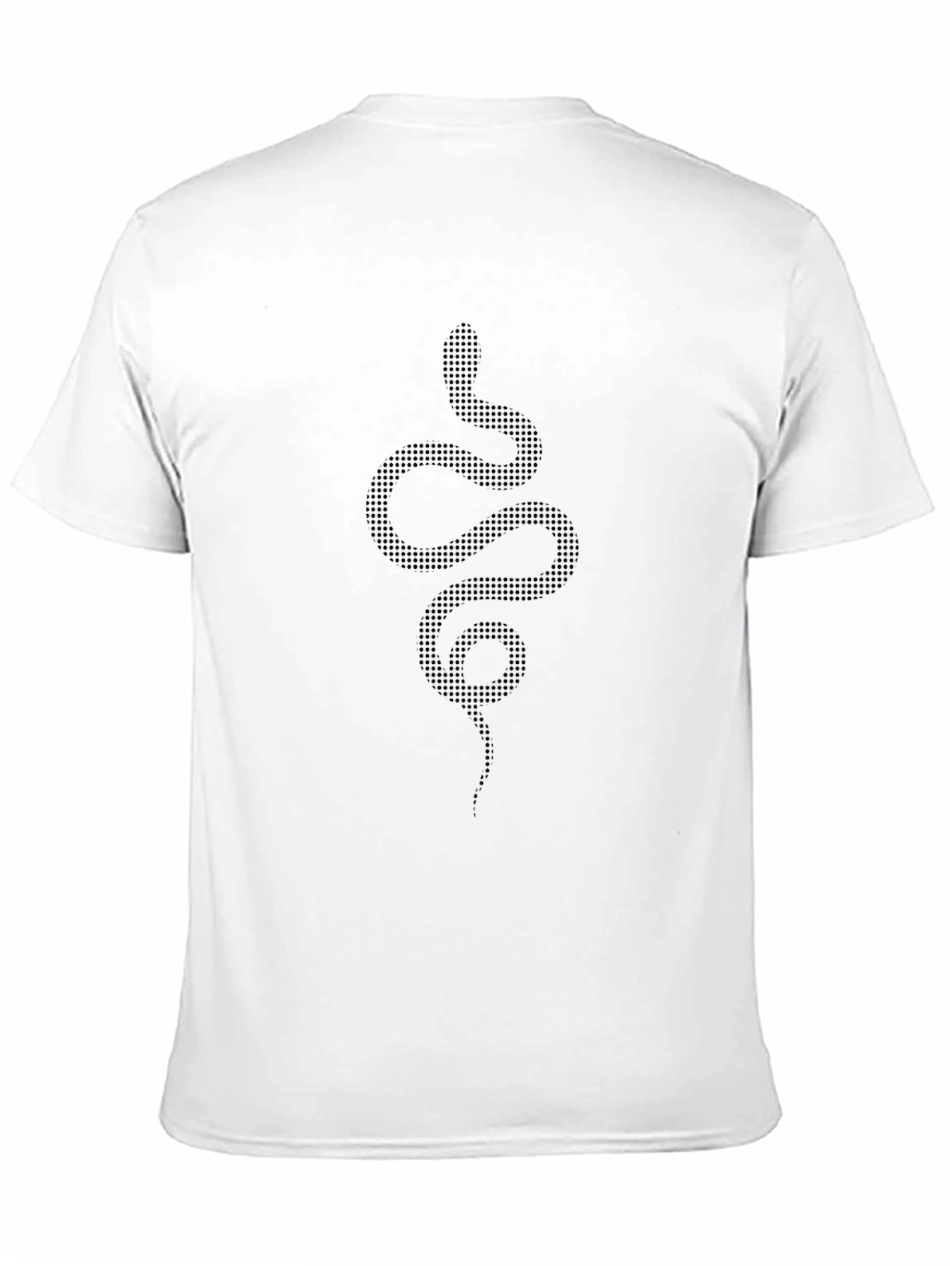 Mens Black Snake Graphic Tee