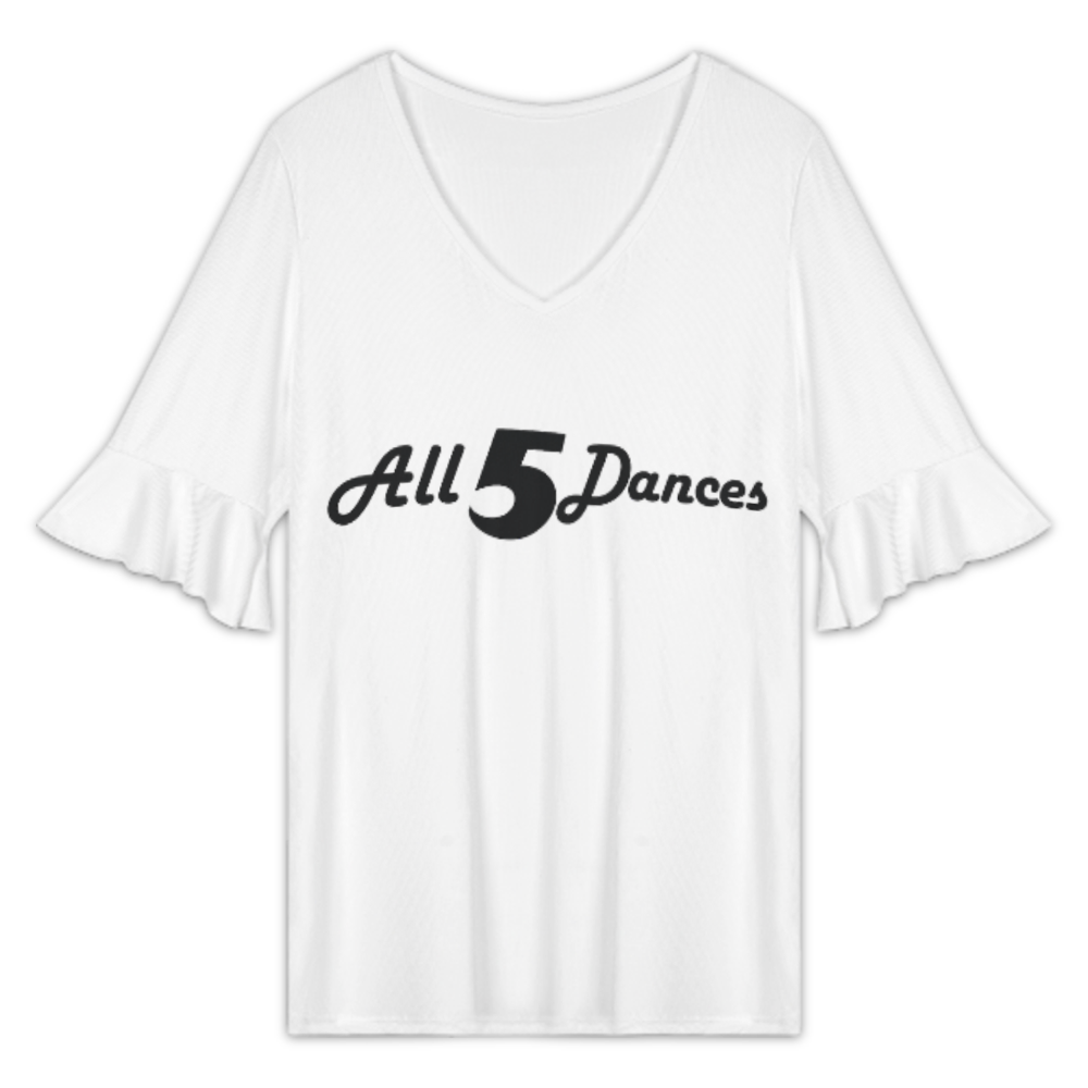 All 5 Dances Graphic Tee, Funny Dance Lover Shirt, Minimalist Dancer Quote Top, Cute Performance Practice Tee, Casual Dance Mom Gift T-Shirt(z611)