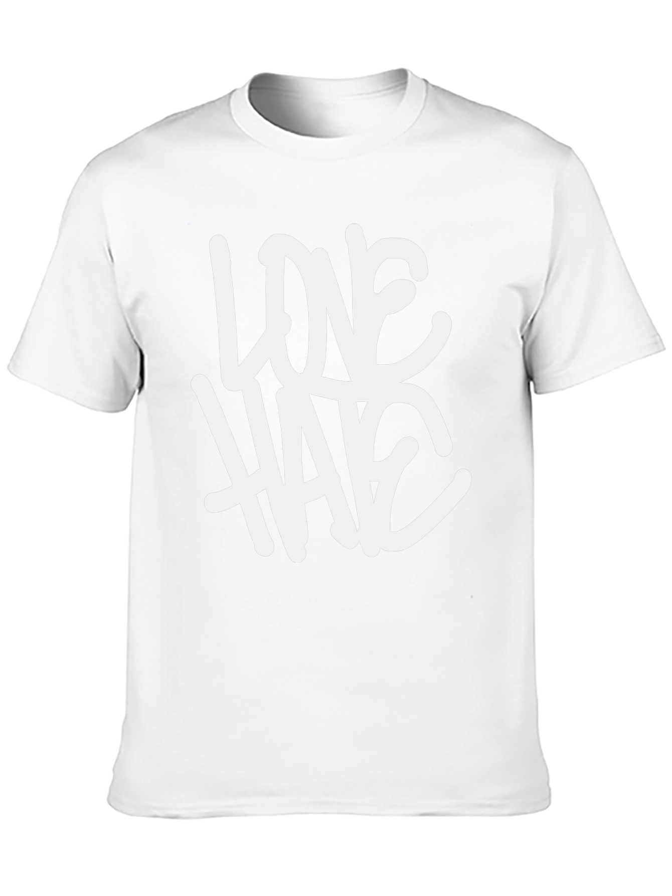 Love Hate Graphic Tee - Black