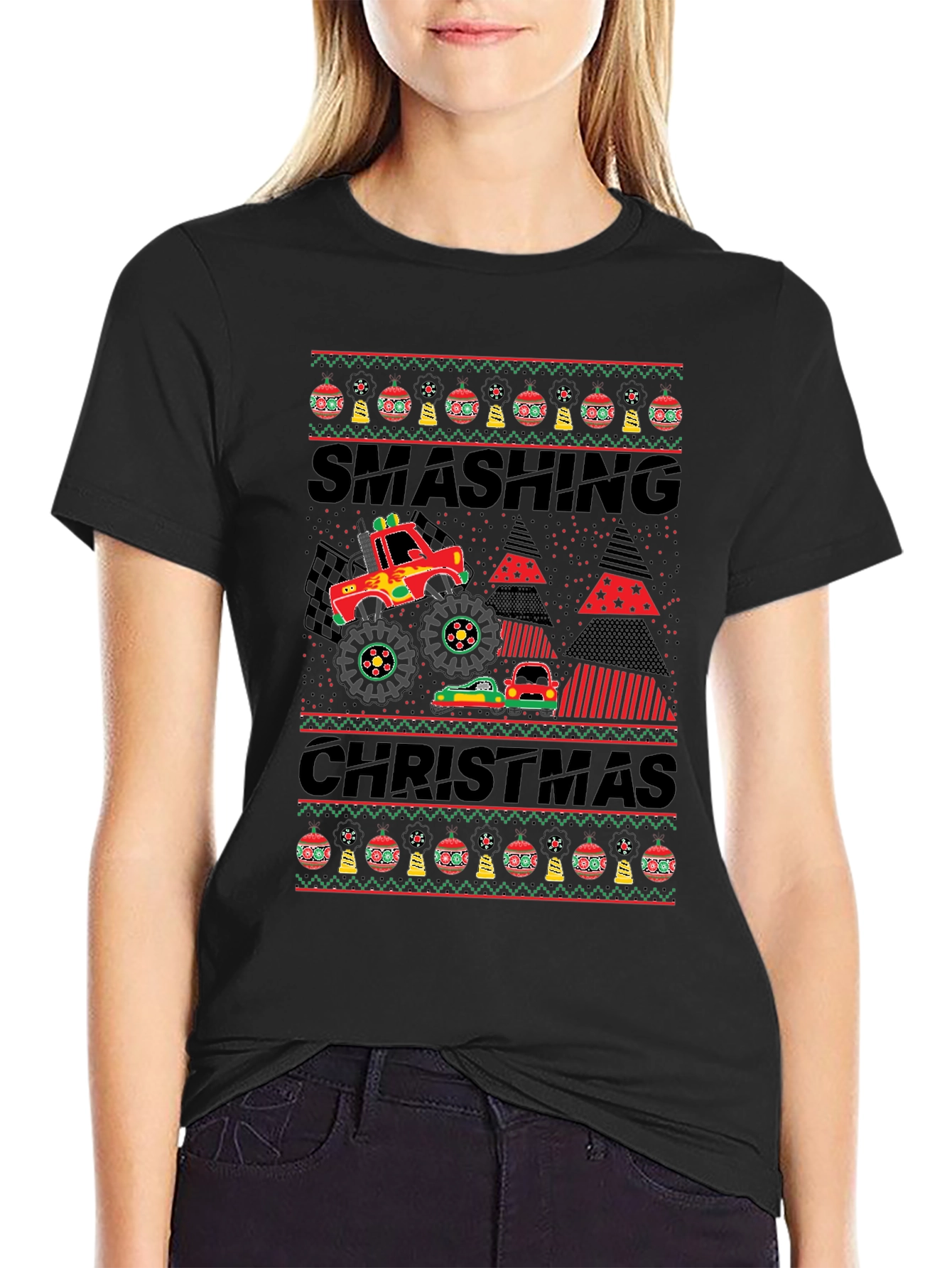 Smashing Christmas Graphic Tee