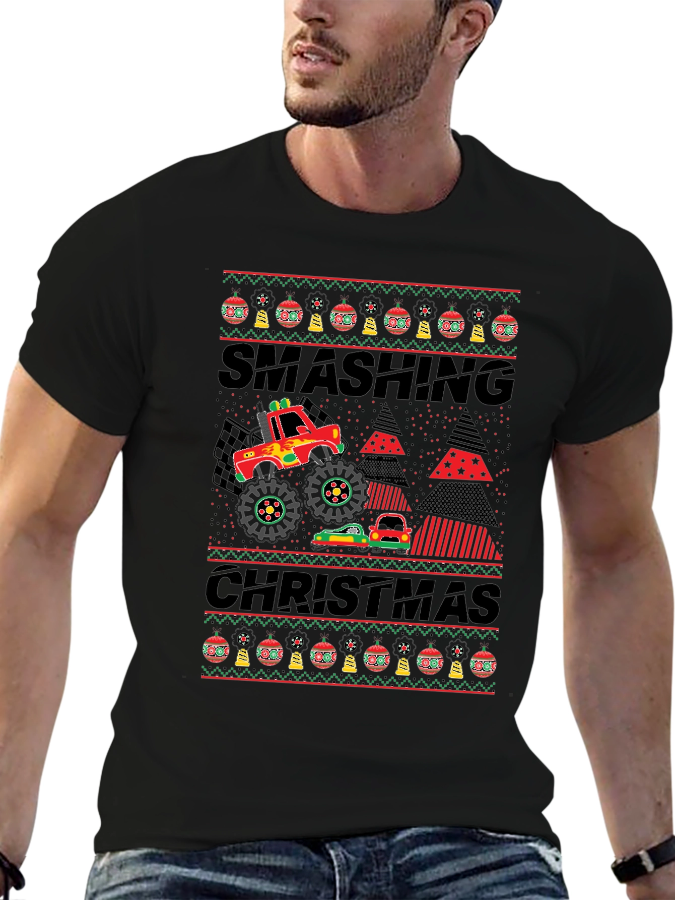 Smashing Christmas Graphic Tee
