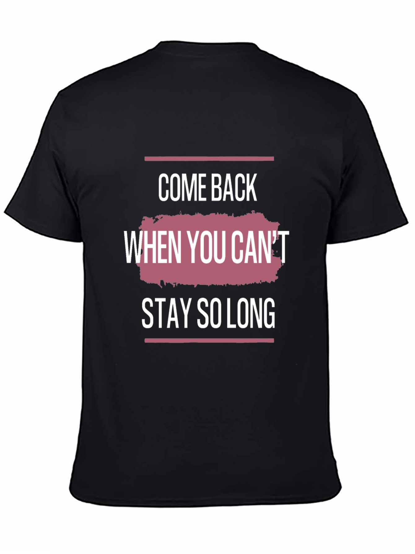 Come Back Graphic Tee - Stylish Slogan T-Shirt