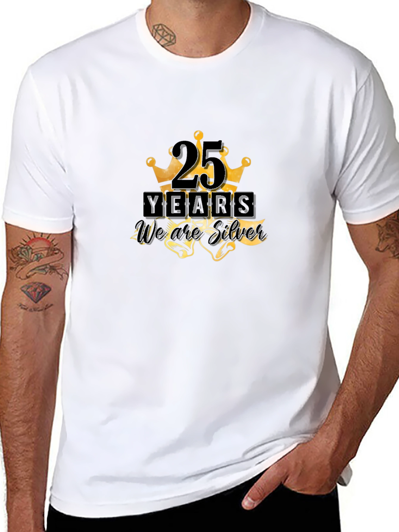 25th Anniversary Black T-Shirt