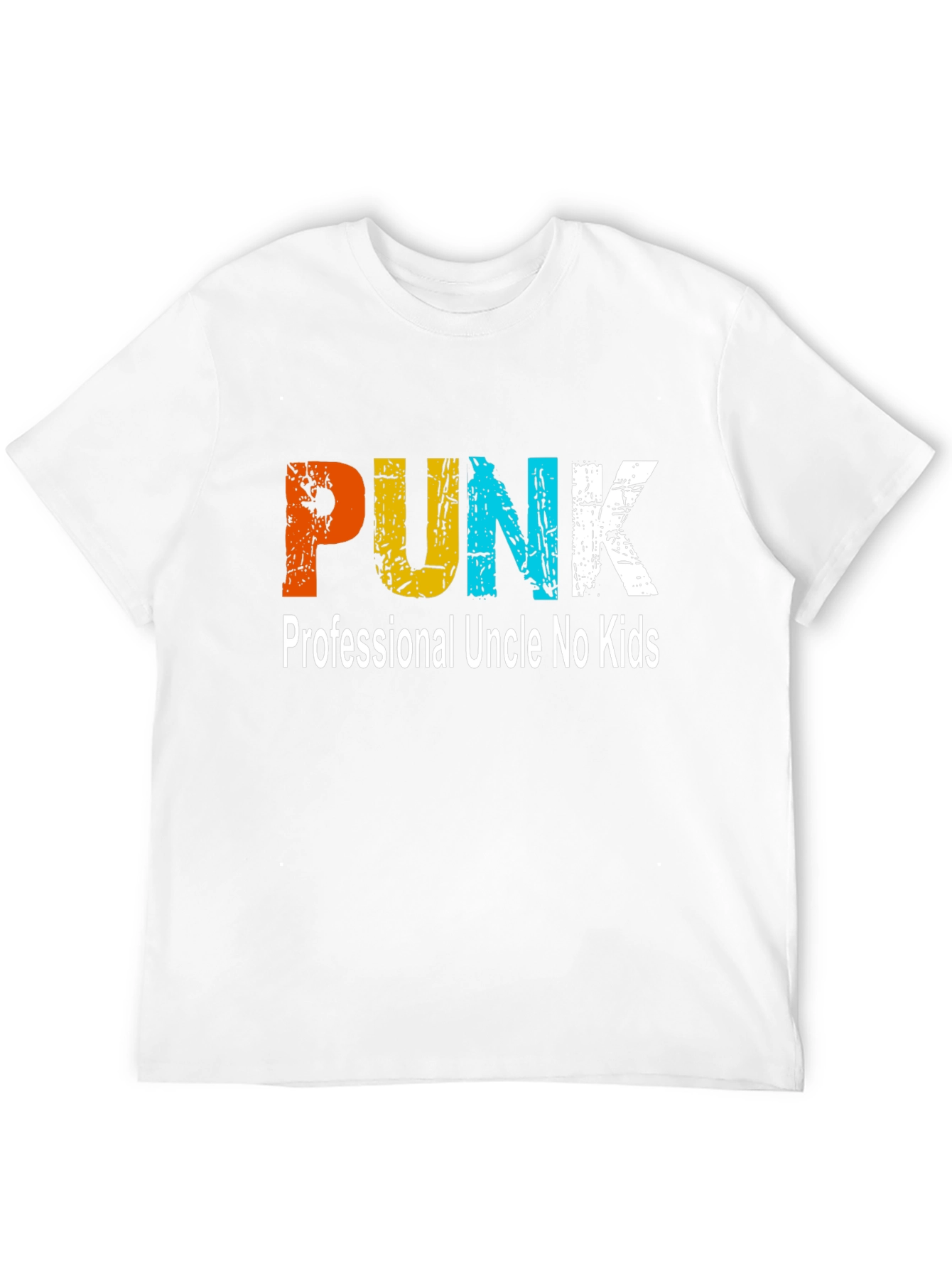 PUNK Uncle Graphic T-Shirt - Black Cotton Tee