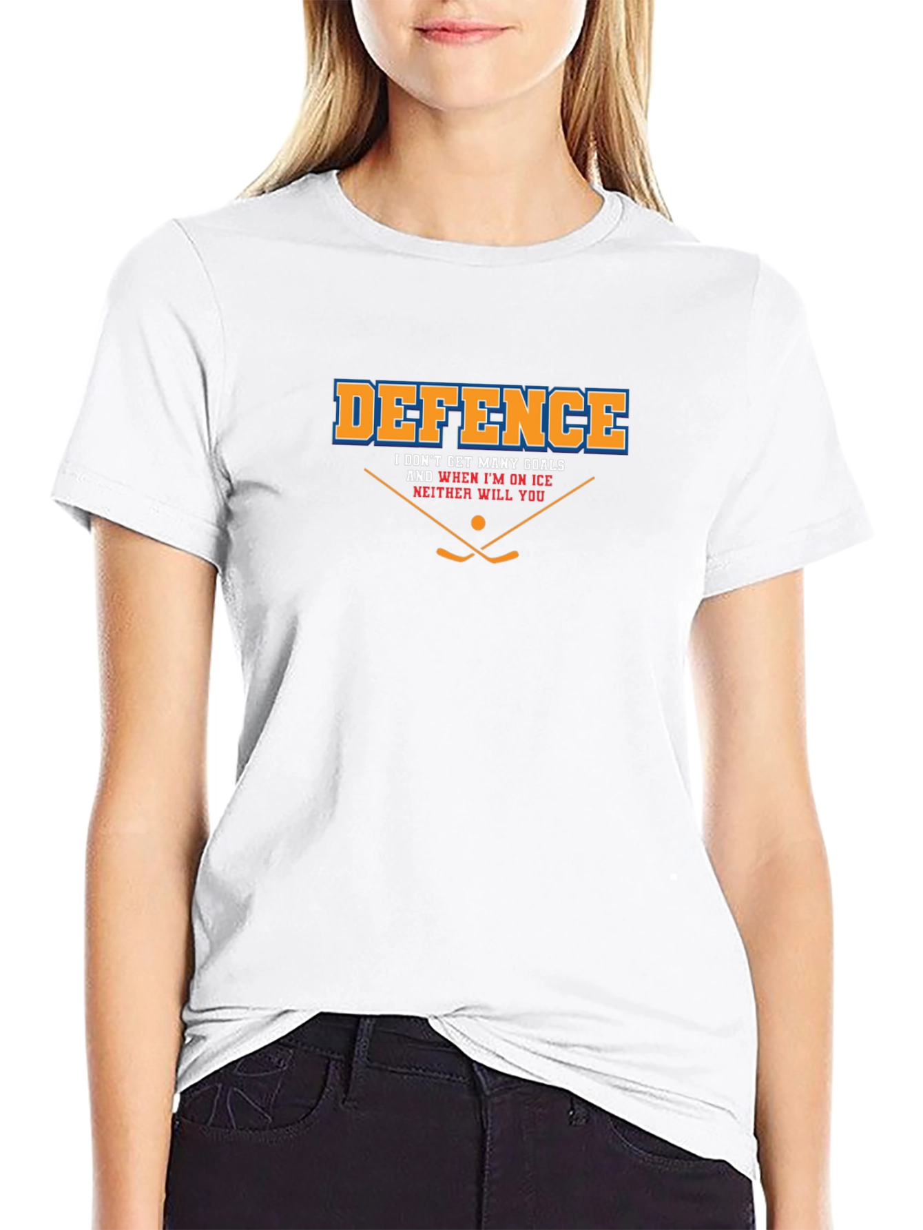 Defence Hockey Graphic T-Shirt