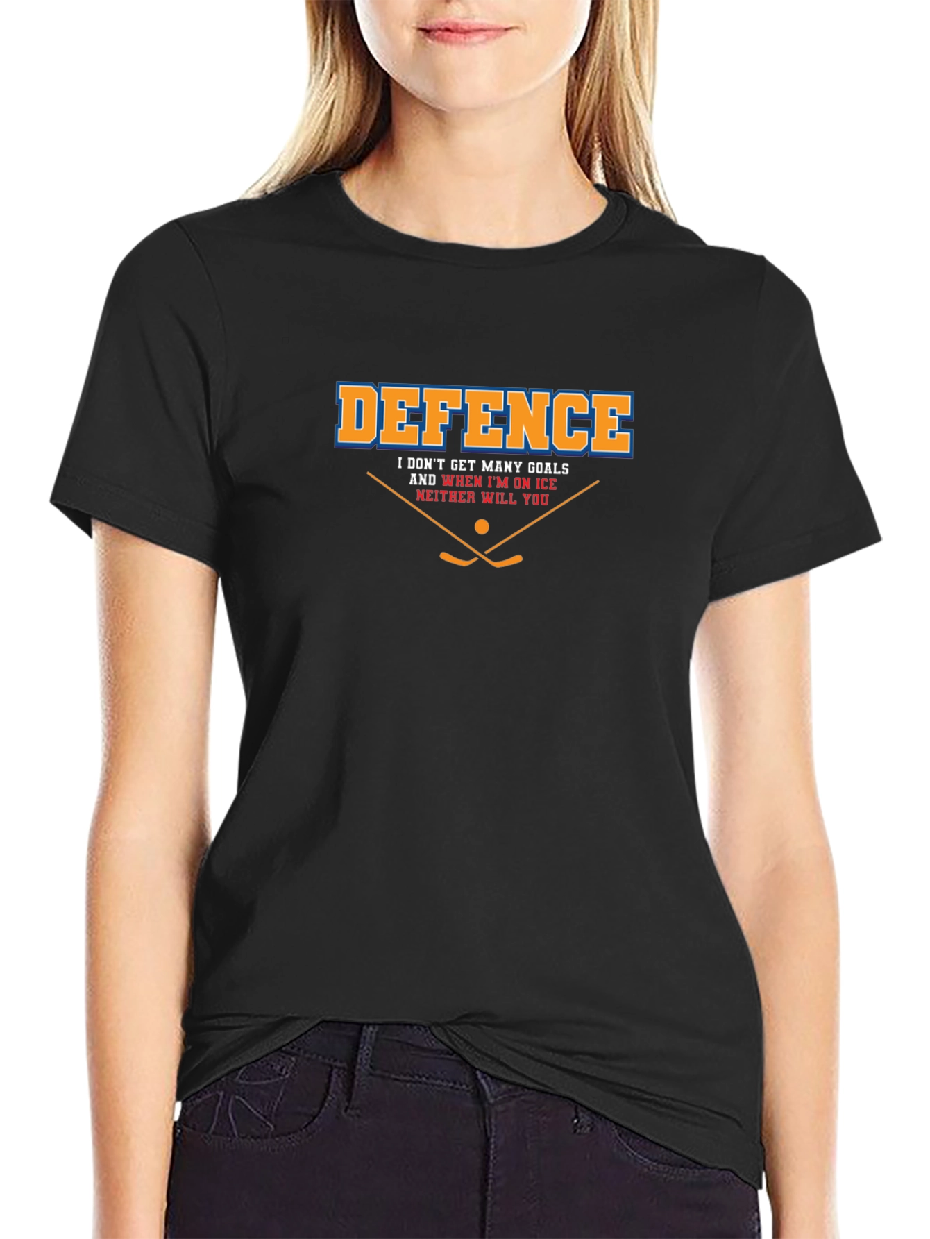Defence Hockey Graphic T-Shirt