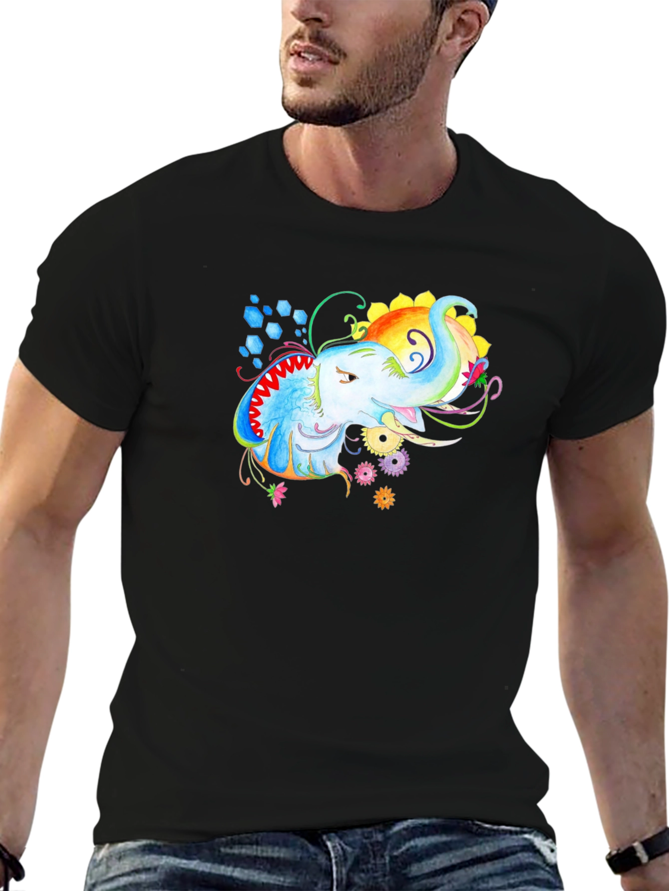 Psychedelic Elephant T-Shirt