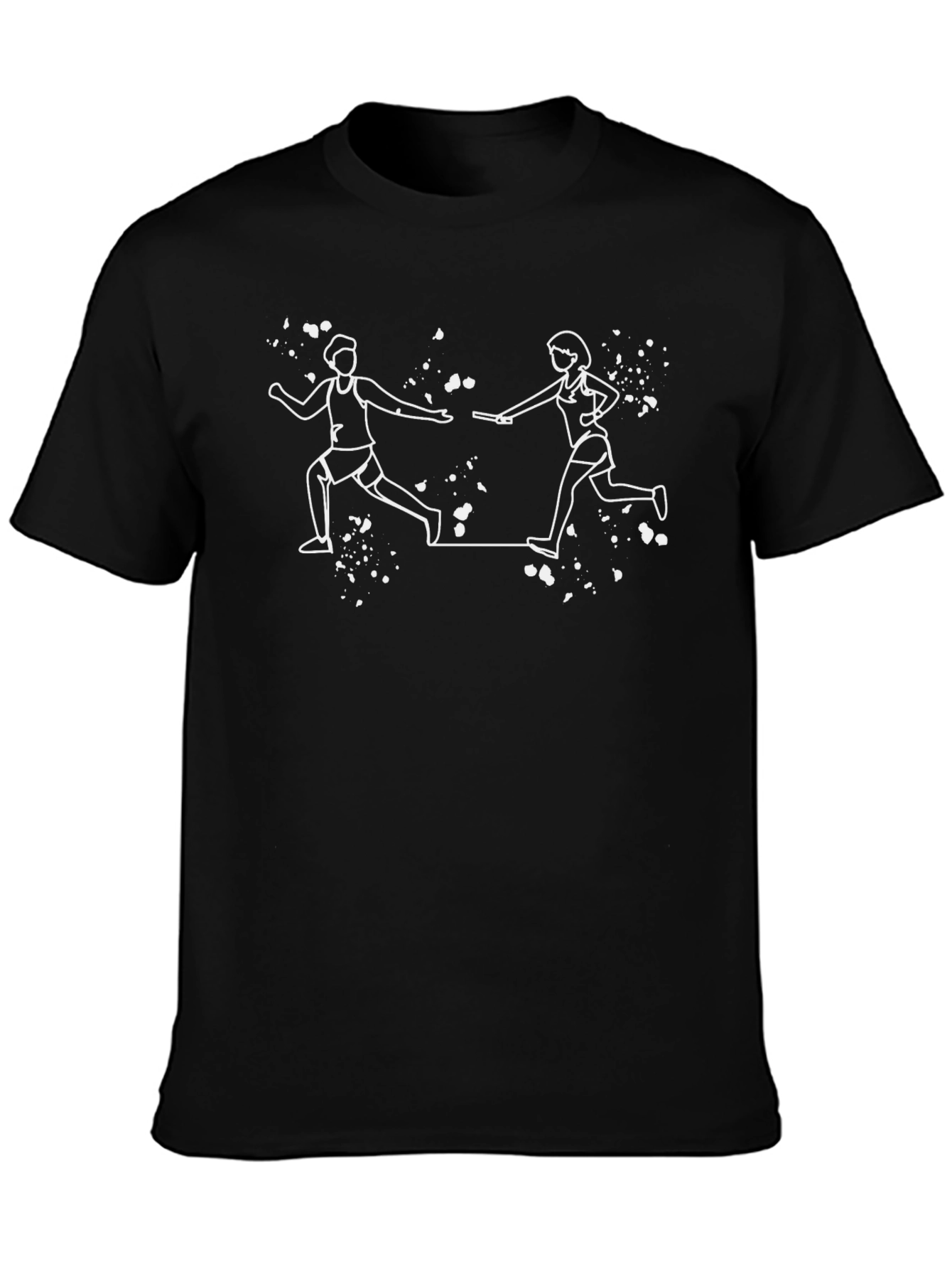 Relay Race Graphic Tee - Athletic Style
