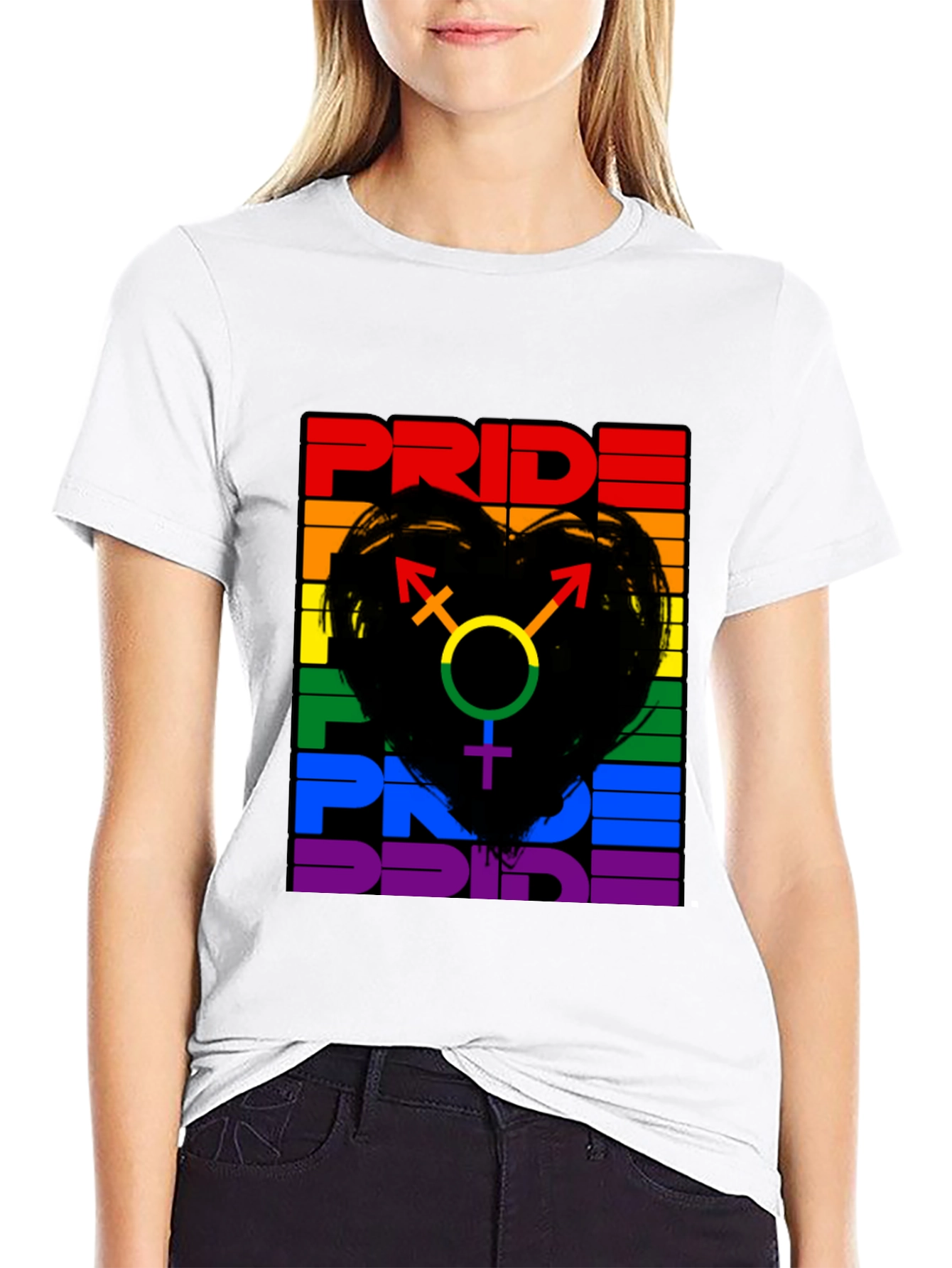 Pride Rainbow Graphic Tee