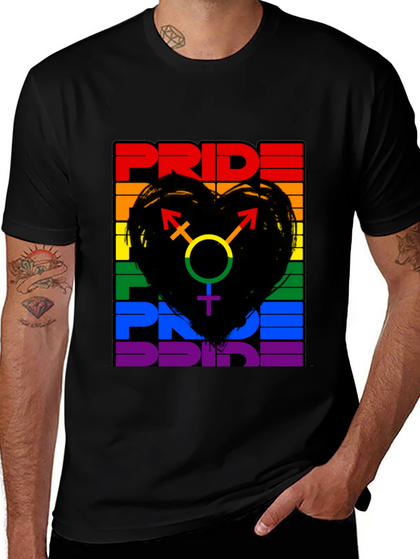 Pride Rainbow Graphic Tee