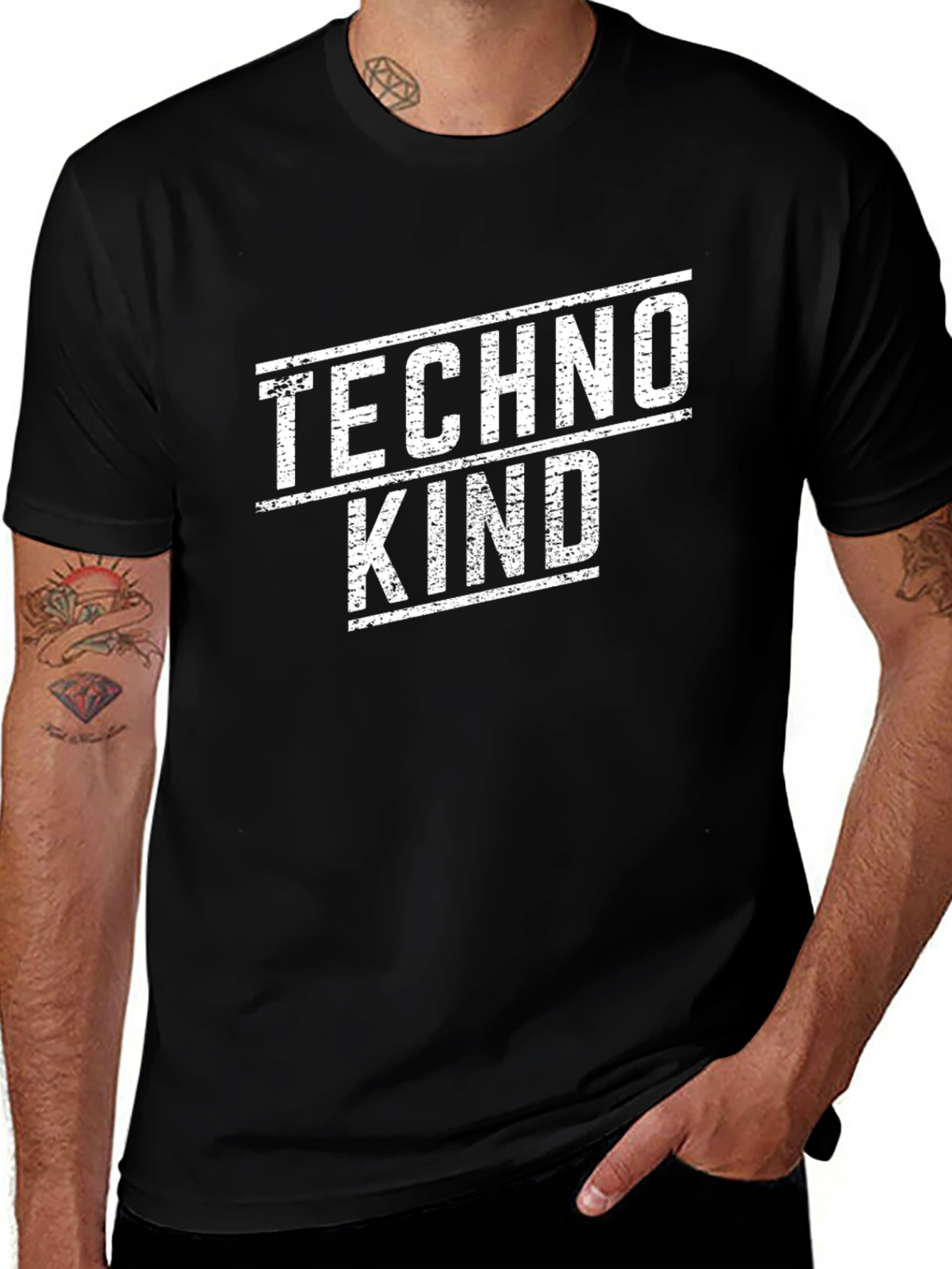 Techno Kind Black T-Shirt