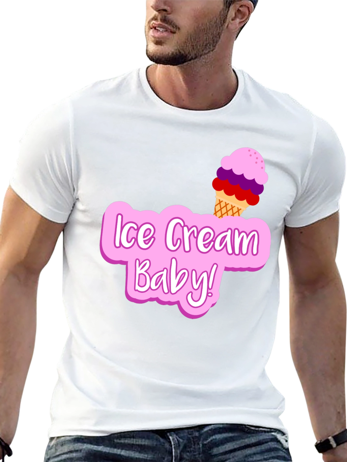 Ice Cream Baby Graphic T-Shirt